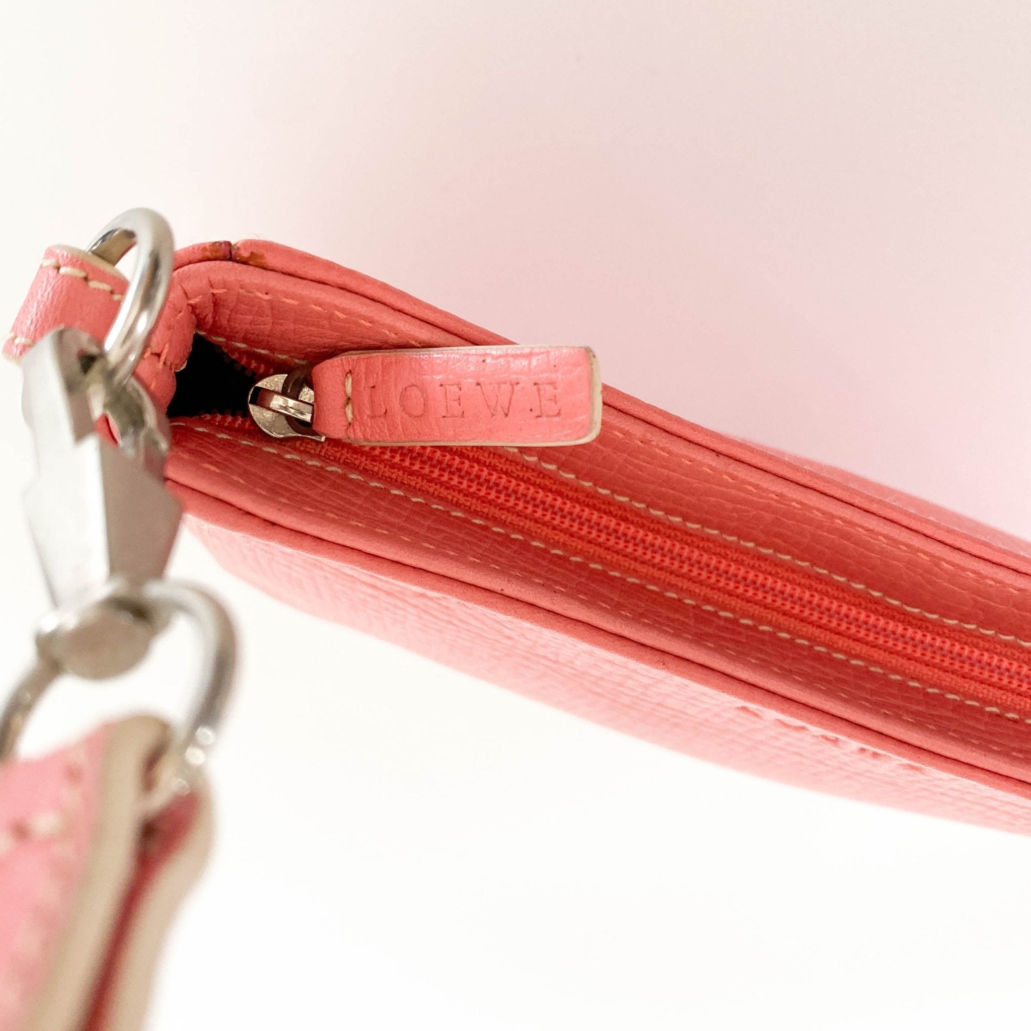 LOEWE Salmon Pink Leather Mini Shoulder Bag, in , Sold by HIVE PRELOVED - Shoulder Bags, ,