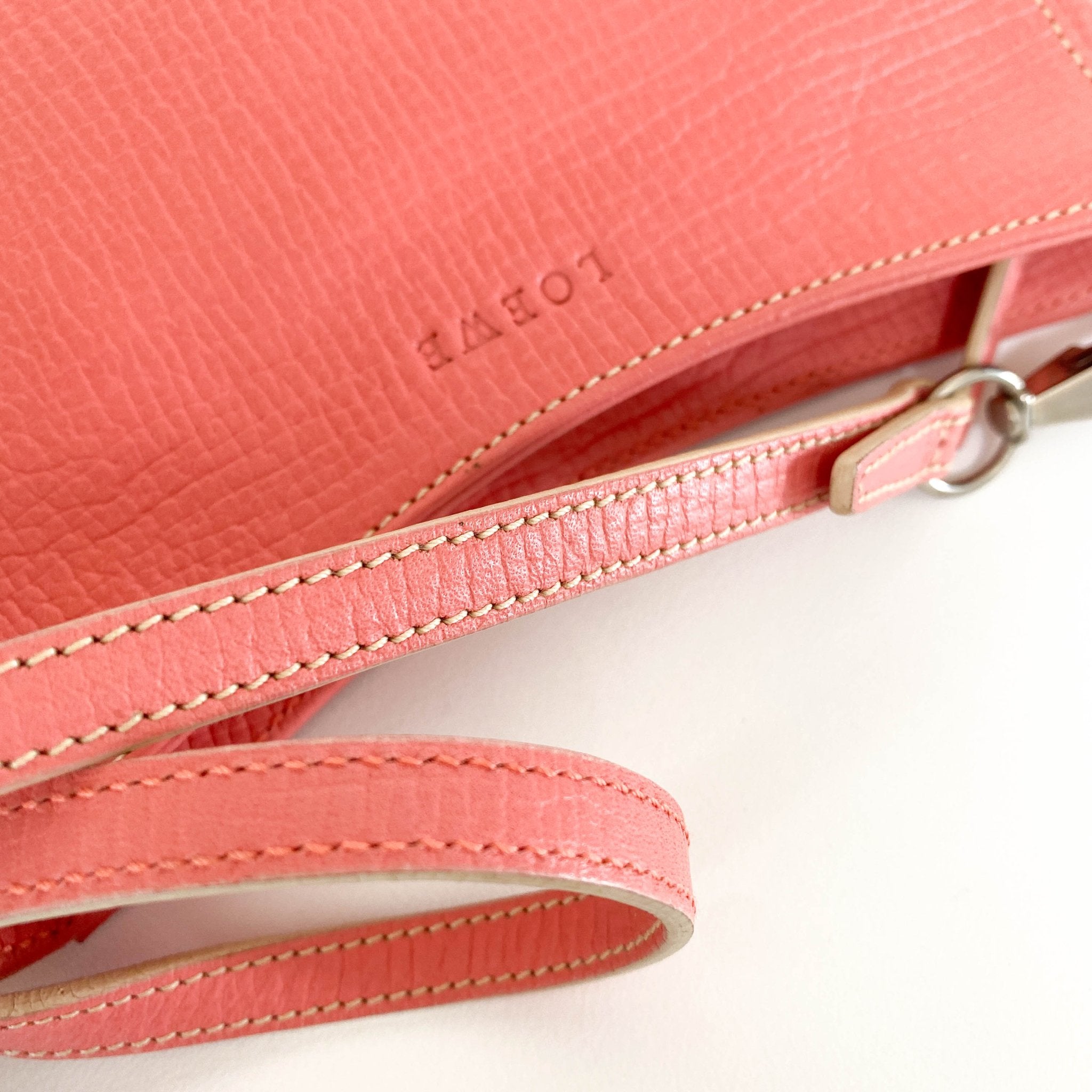LOEWE Salmon Pink Leather Mini Shoulder Bag, in , Sold by HIVE PRELOVED - Shoulder Bags, ,