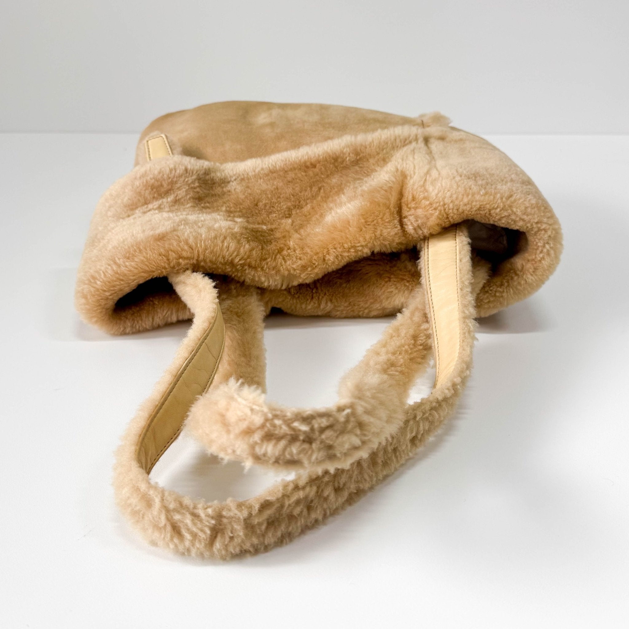 LOEWE Sheep Fur Top Handle Shoulder Bag, in , Sold by HIVE PRELOVED - Shoulder Bags, ,