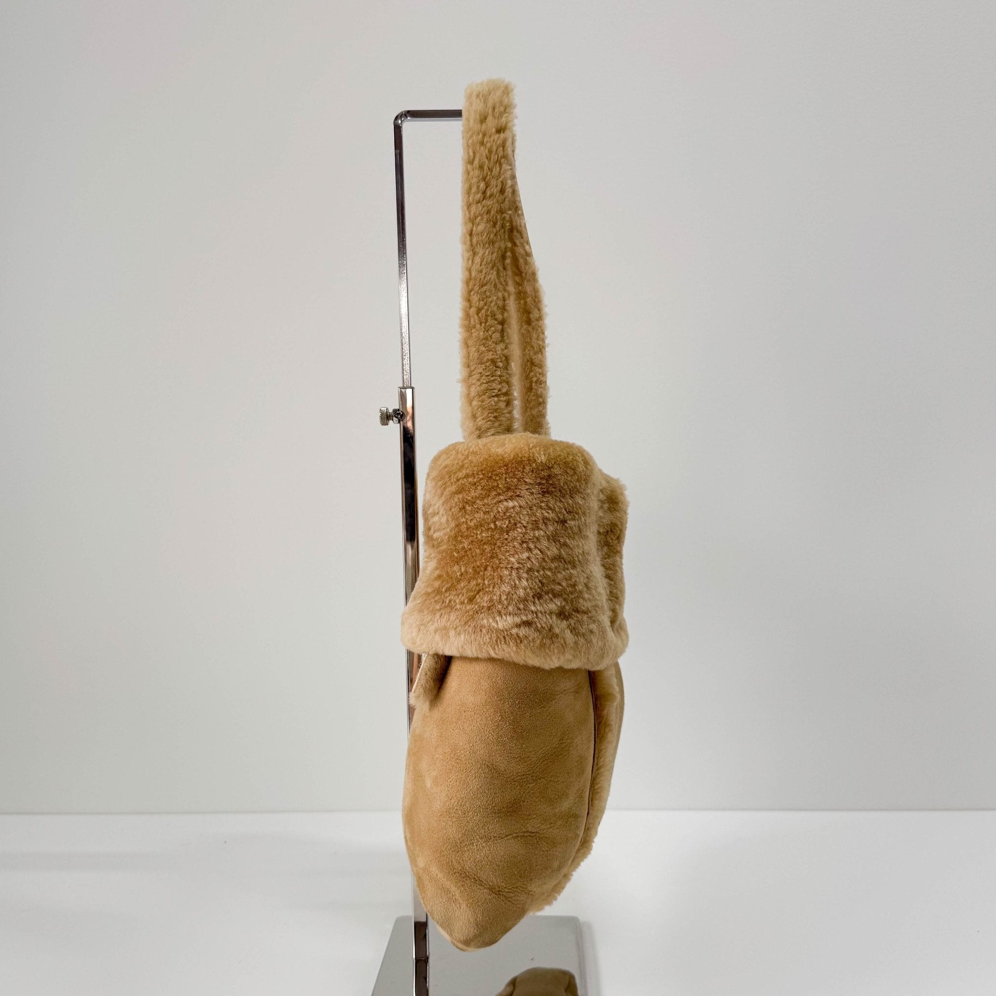 LOEWE Sheep Fur Top Handle Shoulder Bag, in , Sold by HIVE PRELOVED - Shoulder Bags, ,