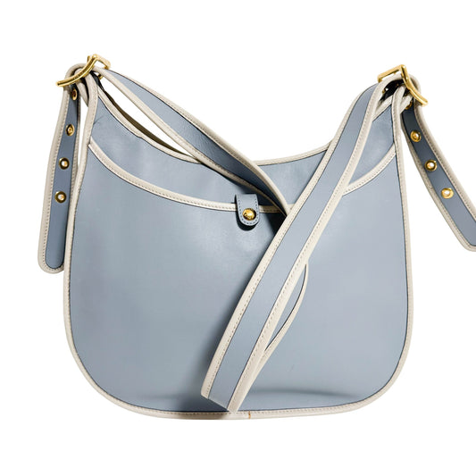 LOEWE Sophia Anagram Sky Blue Leather Shoulder Bag, in , Sold by HIVE PRELOVED - Shoulder Bags, ,