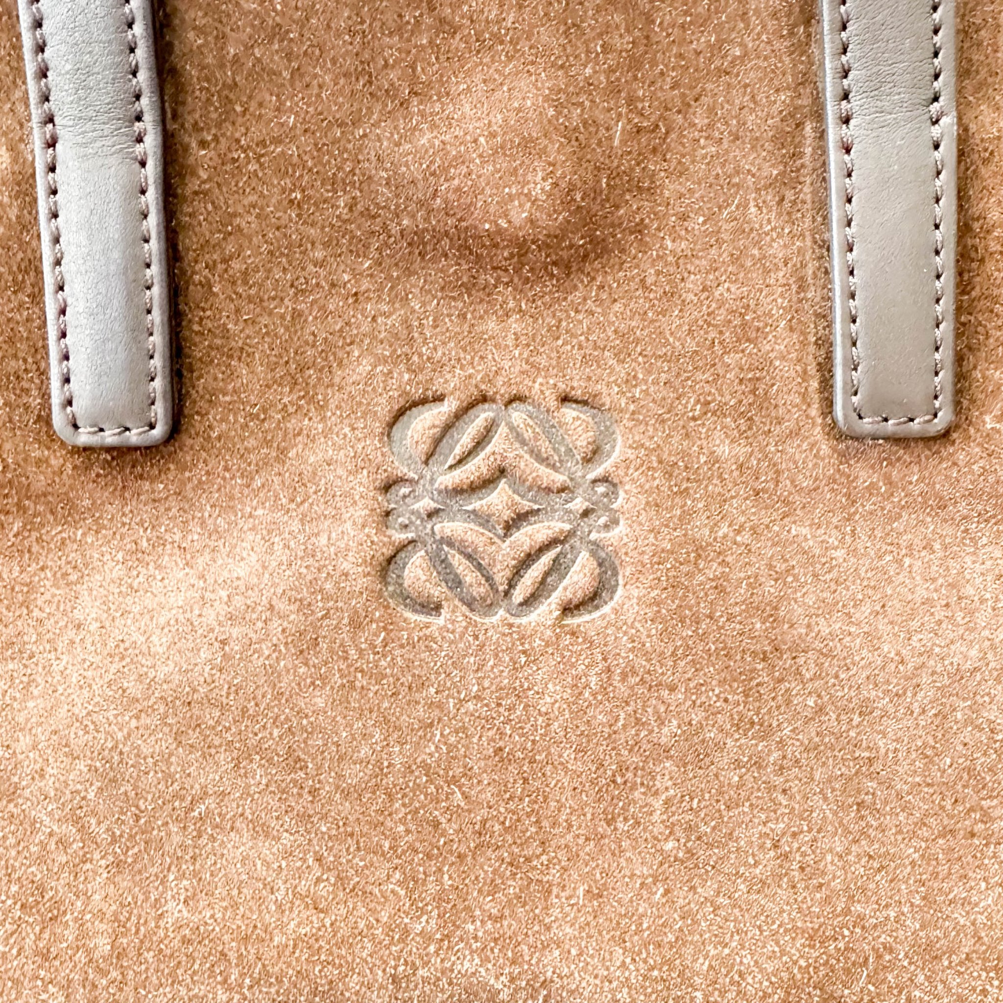 LOEWE Suede Brown Tote Handbag, in , Sold by HIVE PRELOVED - Handle Bags, ,