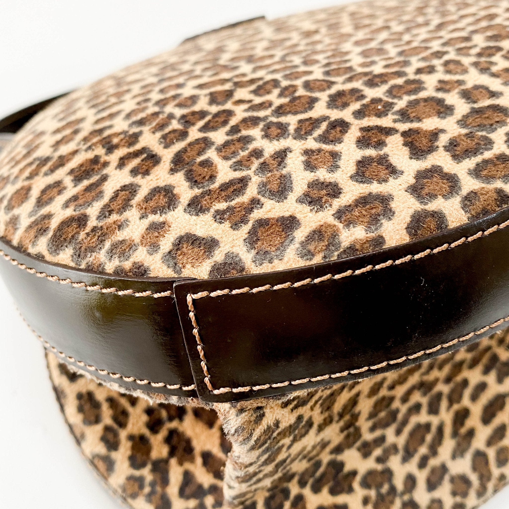 LOEWE Suede Leopard Print Handbag, in , Sold by HIVE PRELOVED - Handle Bags, ,