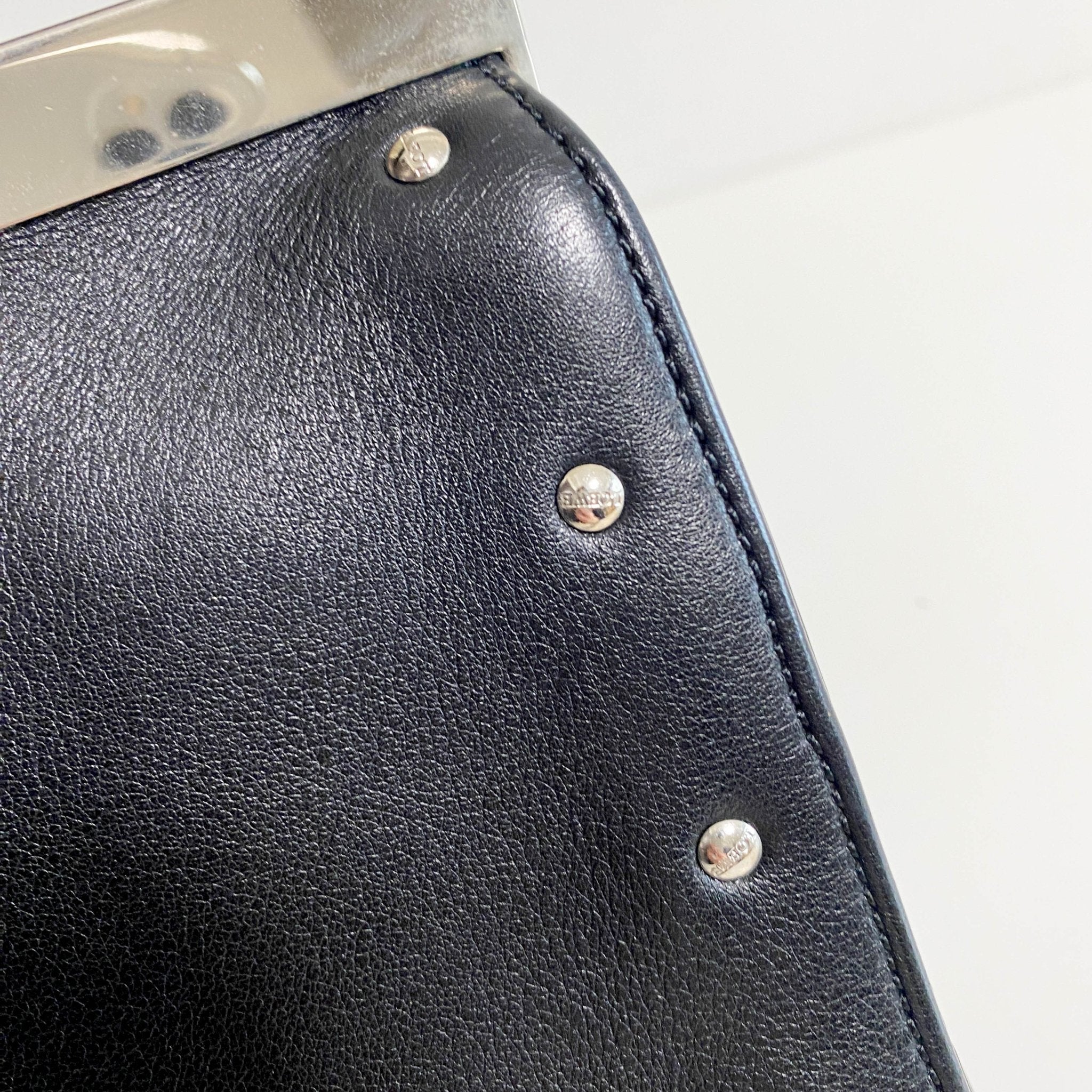 LOEWE Vintage Black Leather Shoulder Bag, in , Sold by HIVE PRELOVED - Shoulder Bags, ,