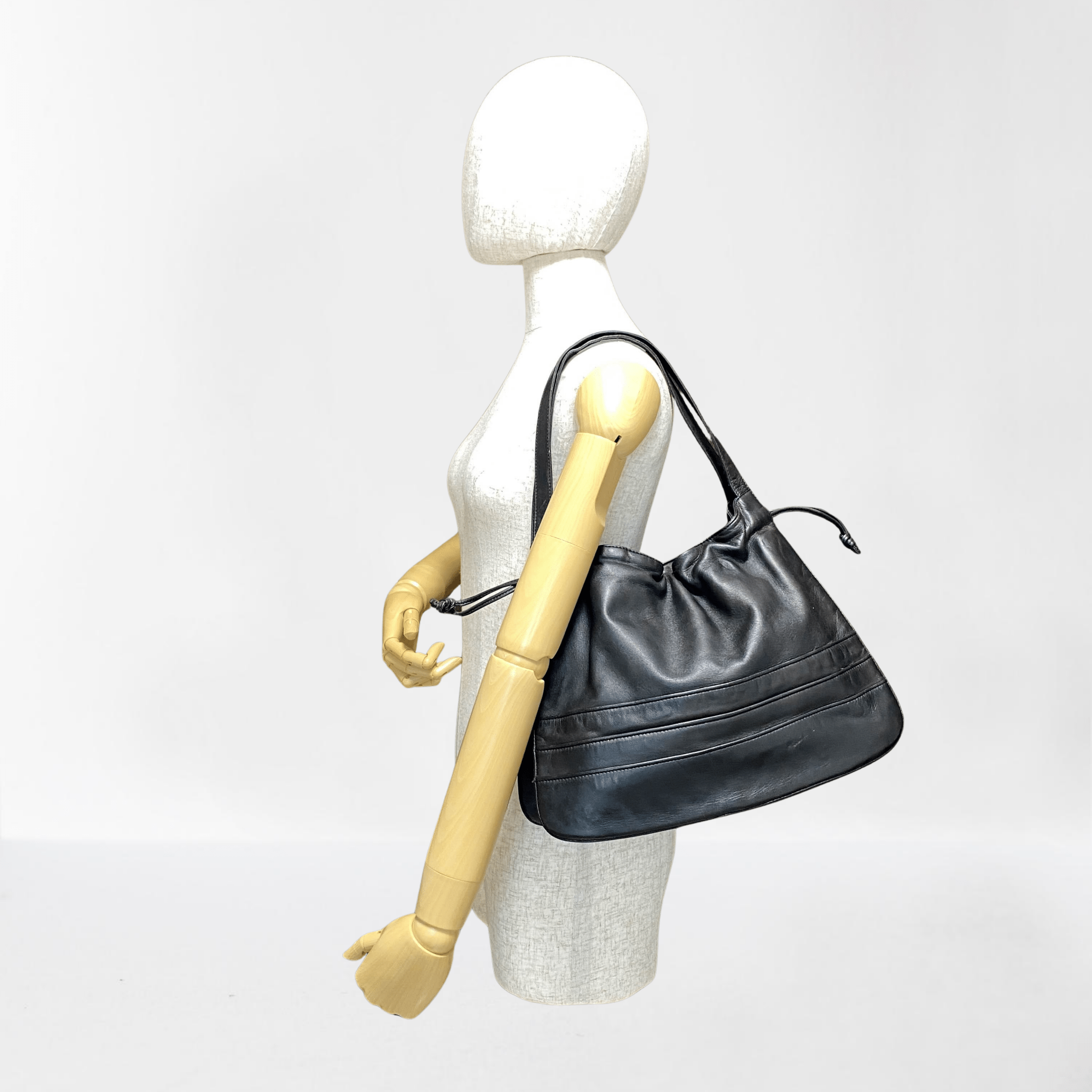 LOEWE Vintage Black Nappa Leather Shoulder Bag, in , Sold by HIVE PRELOVED - Shoulder Bags, ,