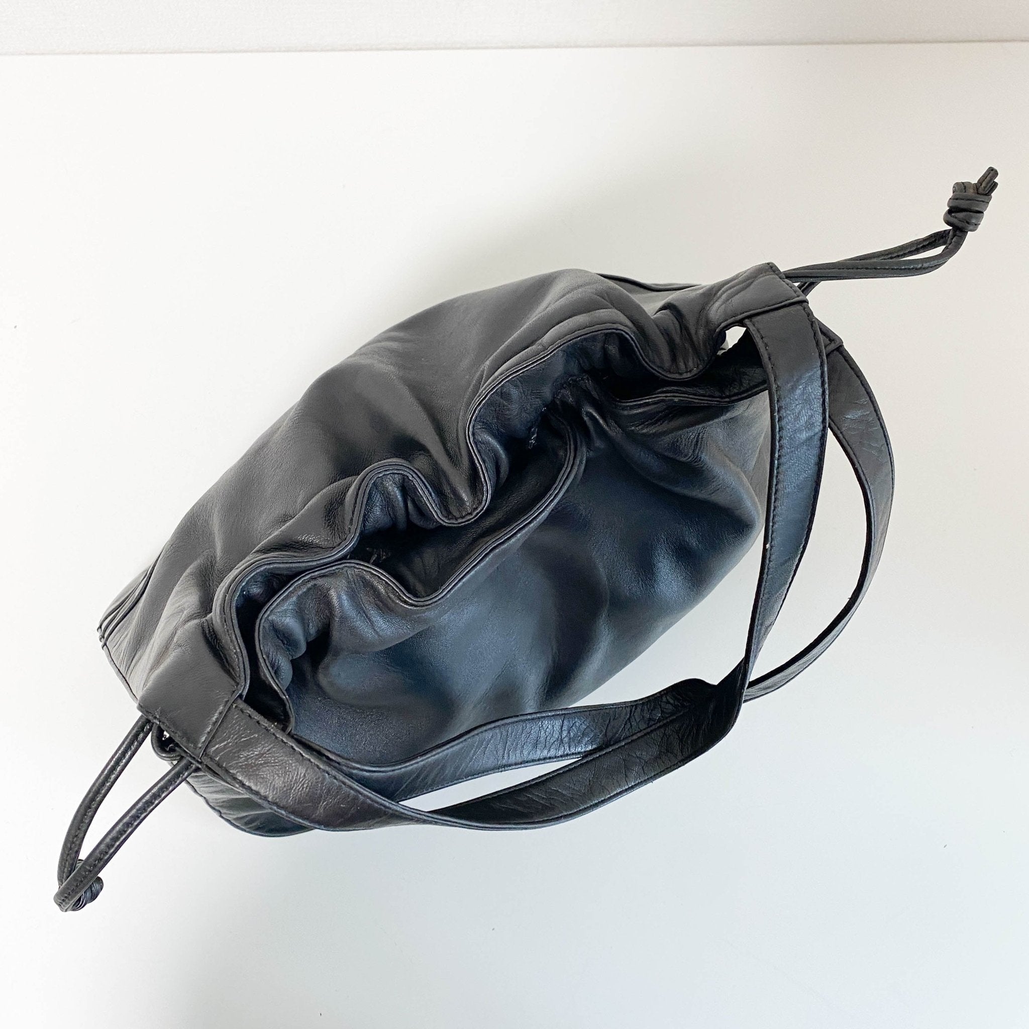 LOEWE Vintage Black Nappa Leather Shoulder Bag, in , Sold by HIVE PRELOVED - Shoulder Bags, ,