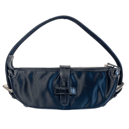 LOEWE Vintage Black Satin Shoulder Bag, in , Sold by HIVE PRELOVED - Shoulder Bags, ,