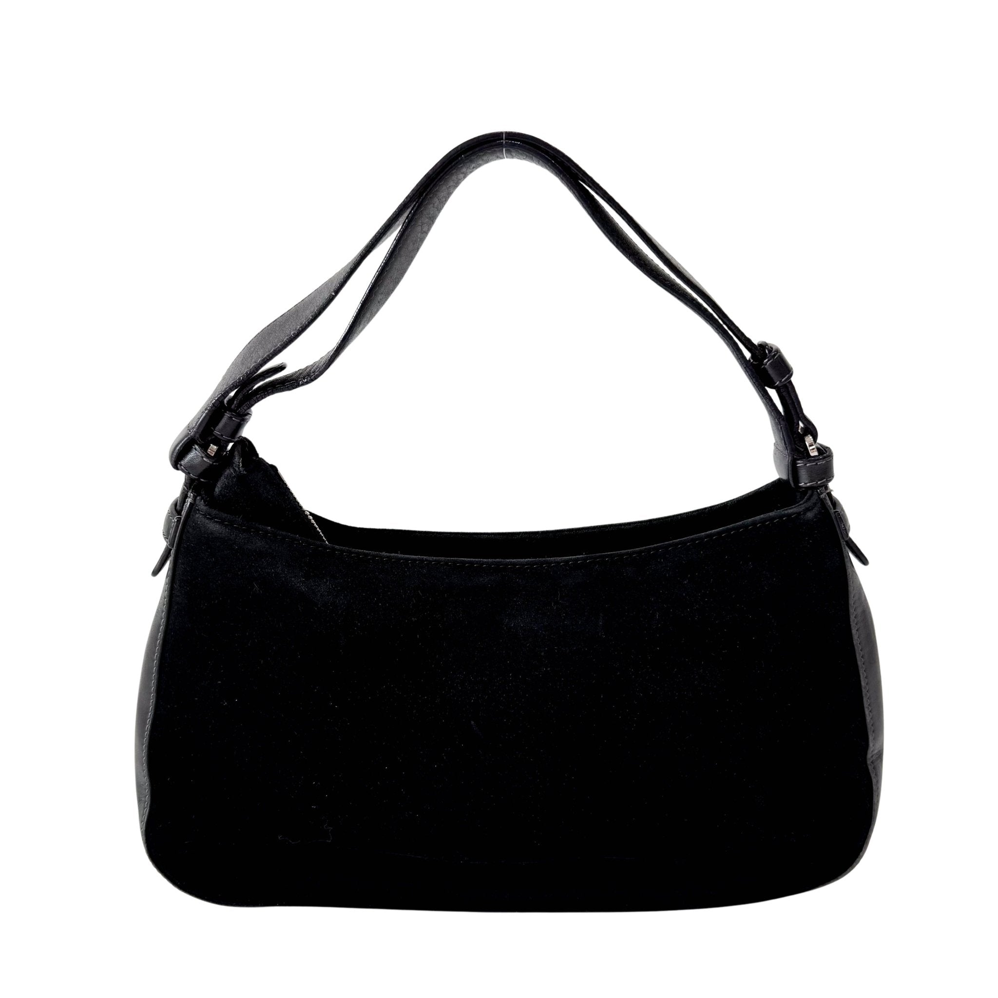 LOEWE Vintage Black Suede Shoulder Bag, in , Sold by HIVE PRELOVED - Shoulder Bags, ,
