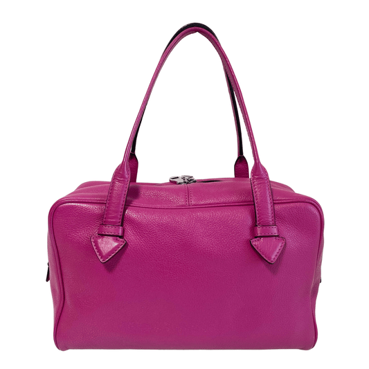 LOEWE Vintage Purple Leather Top Handle Bag, in , Sold by HIVE PRELOVED - Shoulder Bags, ,