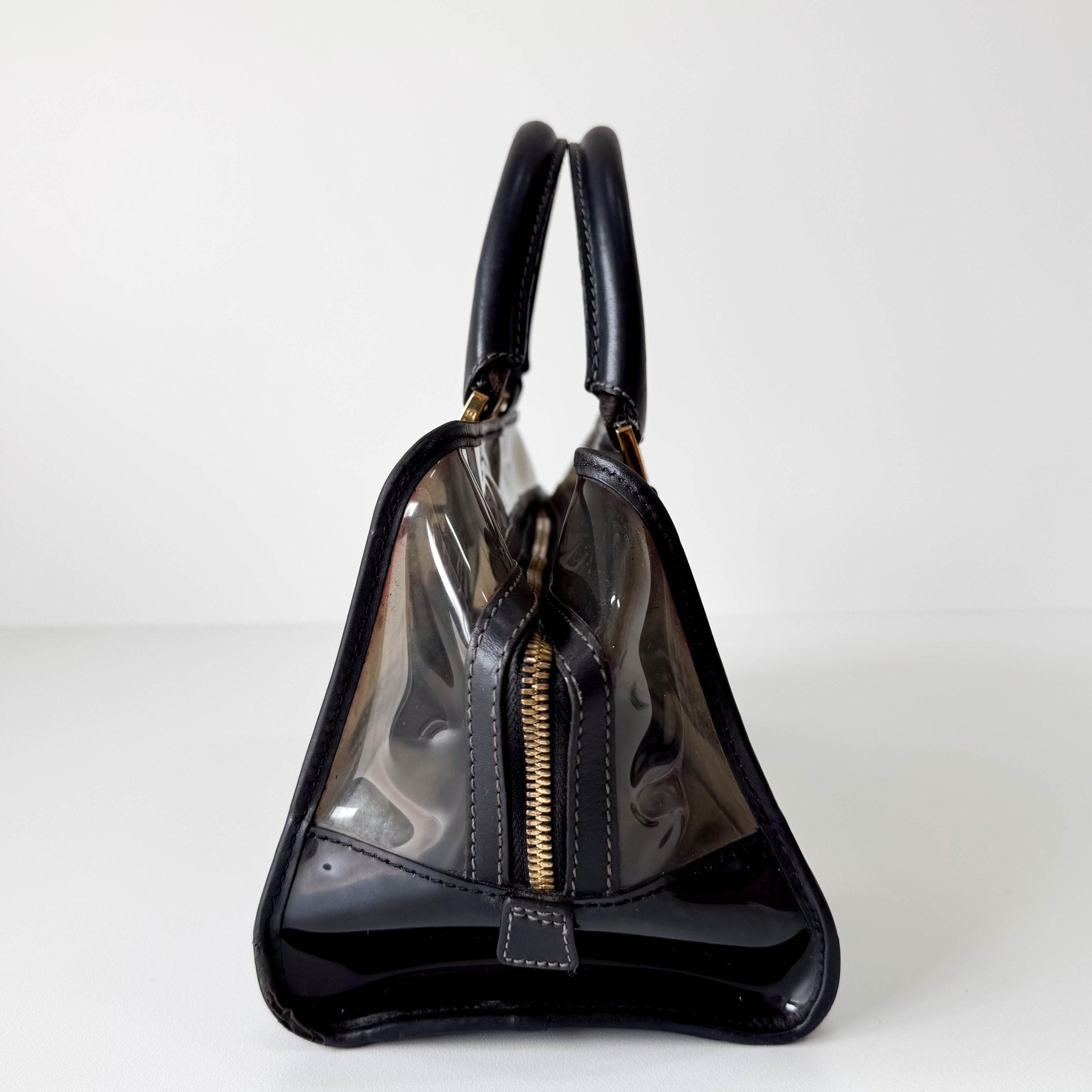 LOEWE Vinyl Black Amazona Bag, in , Sold by HIVE PRELOVED - Handle Bags, ,