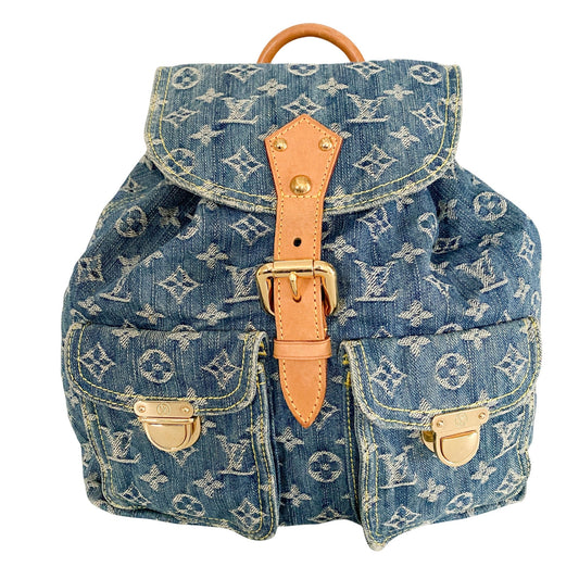 LOUIS VUITTON 2006 Sac a Dos GM Denim Back Pack, in , Sold by HIVE PRELOVED - Backpacks, ,