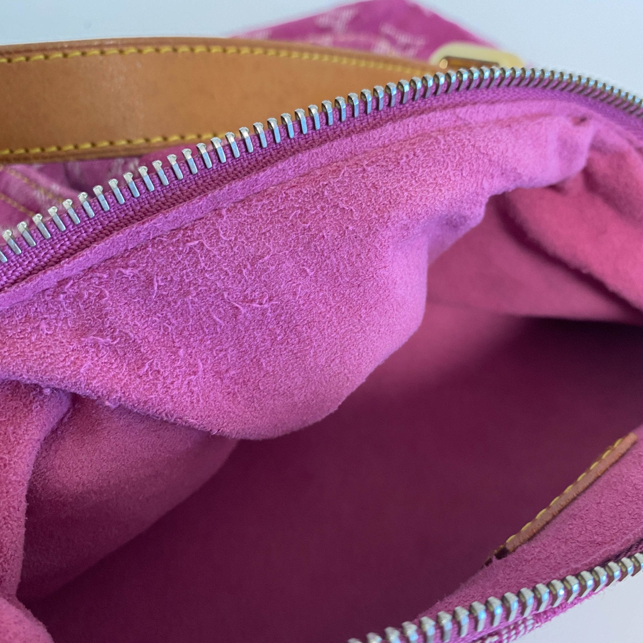 LOUIS VUITTON Baggy PM Monogram Pink Denim Shoulder Bag, in , Sold by HIVE PRELOVED - Shoulder Bags, ,