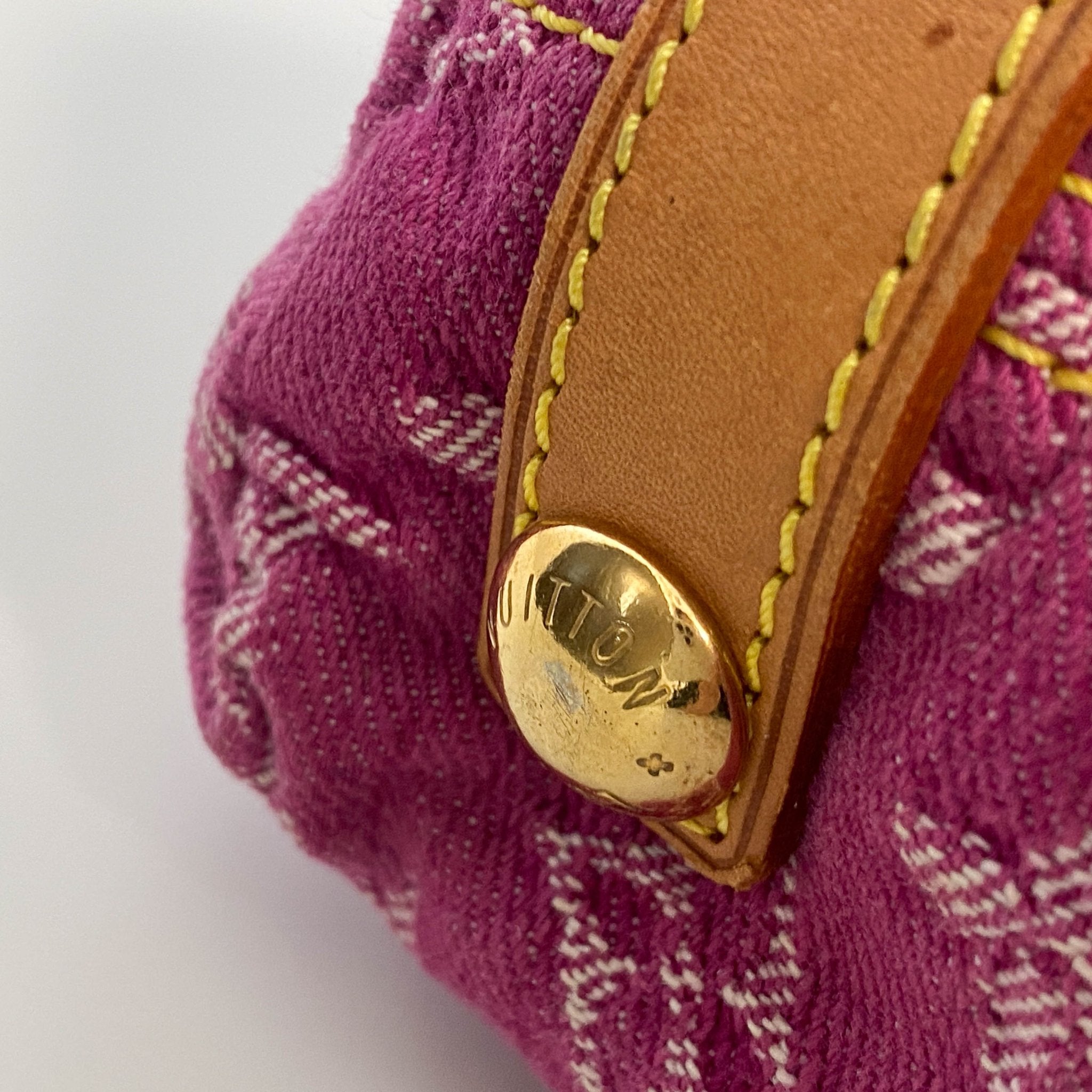 LOUIS VUITTON Baggy PM Monogram Pink Denim Shoulder Bag, in , Sold by HIVE PRELOVED - Shoulder Bags, ,