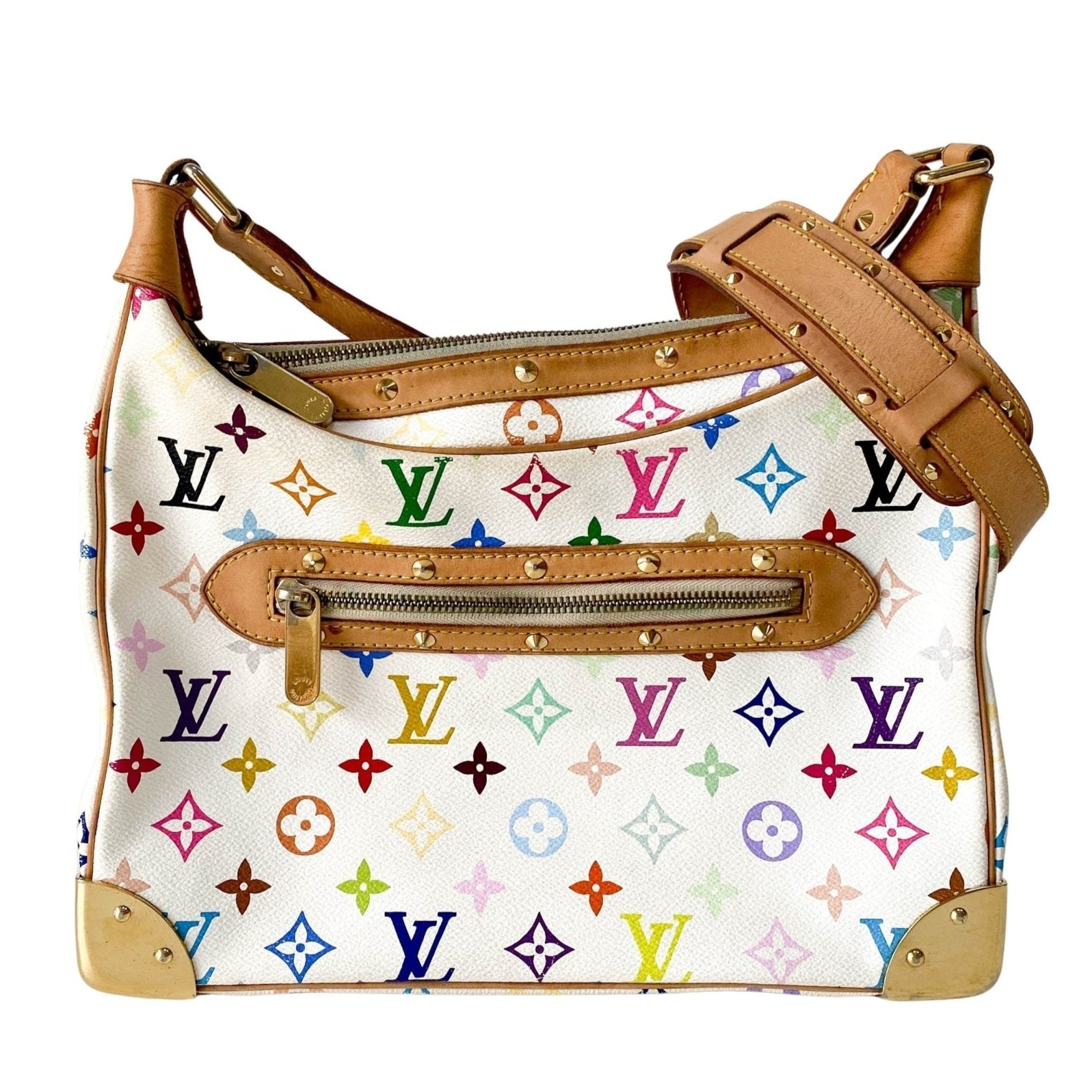 LOUIS VUITTON Boulogne Multicolour Monogram Shoulder Bag by Takashi Murakami, in , Sold by HIVE PRELOVED - Crossbody bags, ,