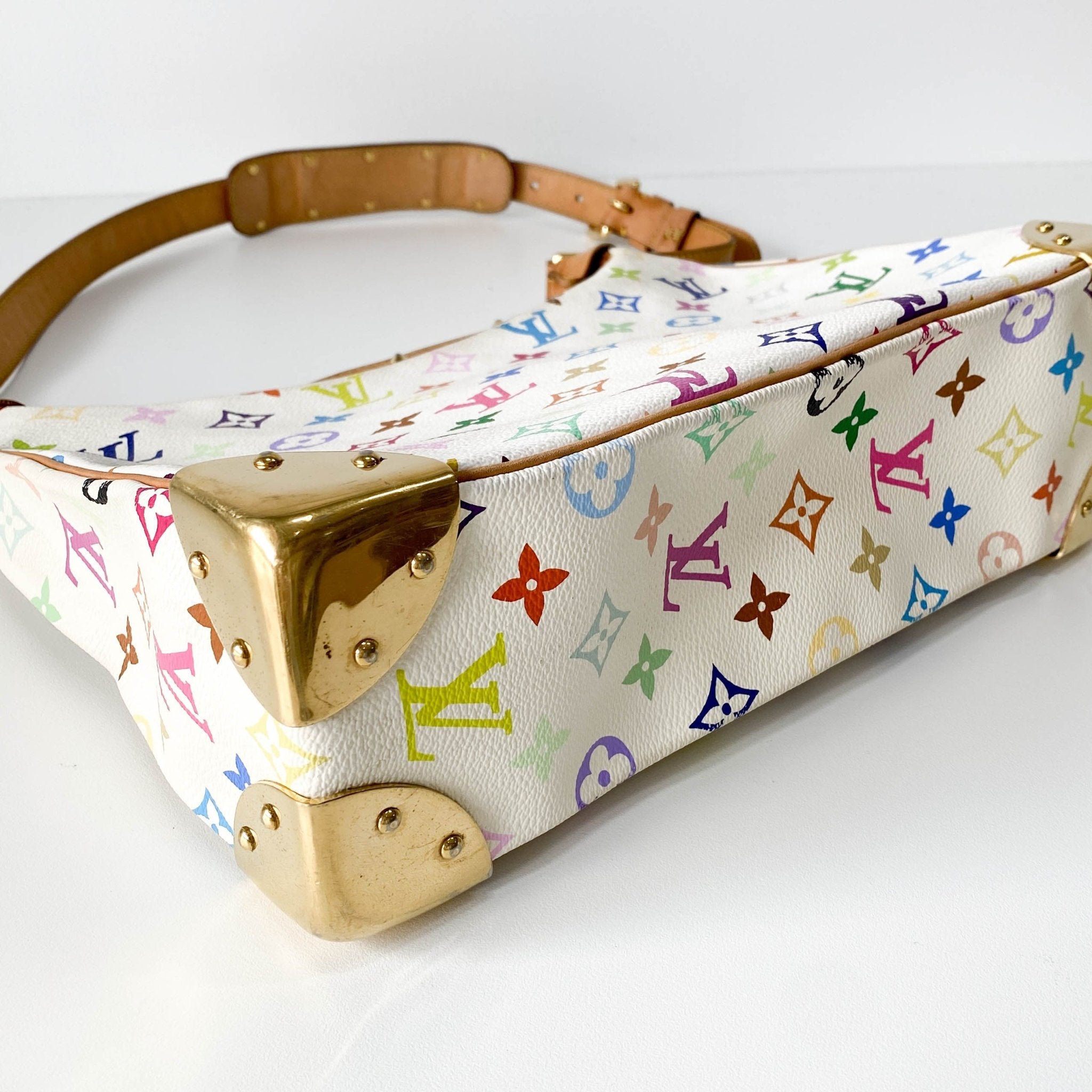 LOUIS VUITTON Boulogne Multicolour Monogram Shoulder Bag by Takashi Murakami, in , Sold by HIVE PRELOVED - Crossbody bags, ,