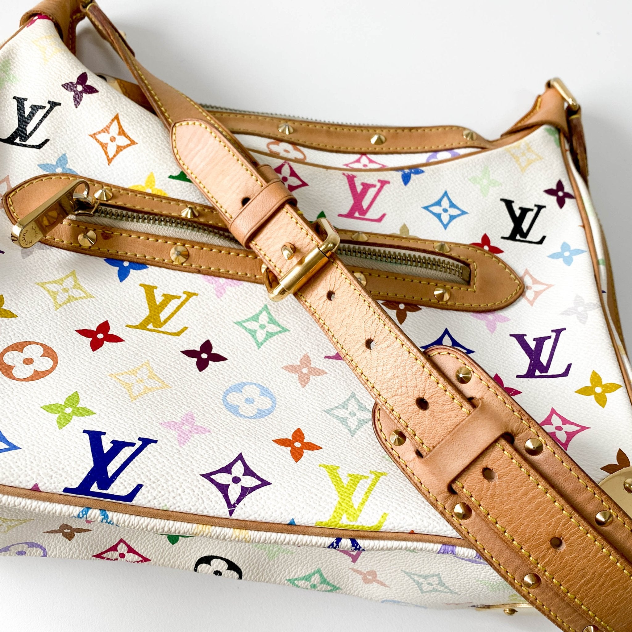 LOUIS VUITTON Boulogne Multicolour Monogram Shoulder Bag by Takashi Murakami, in , Sold by HIVE PRELOVED - Crossbody bags, ,