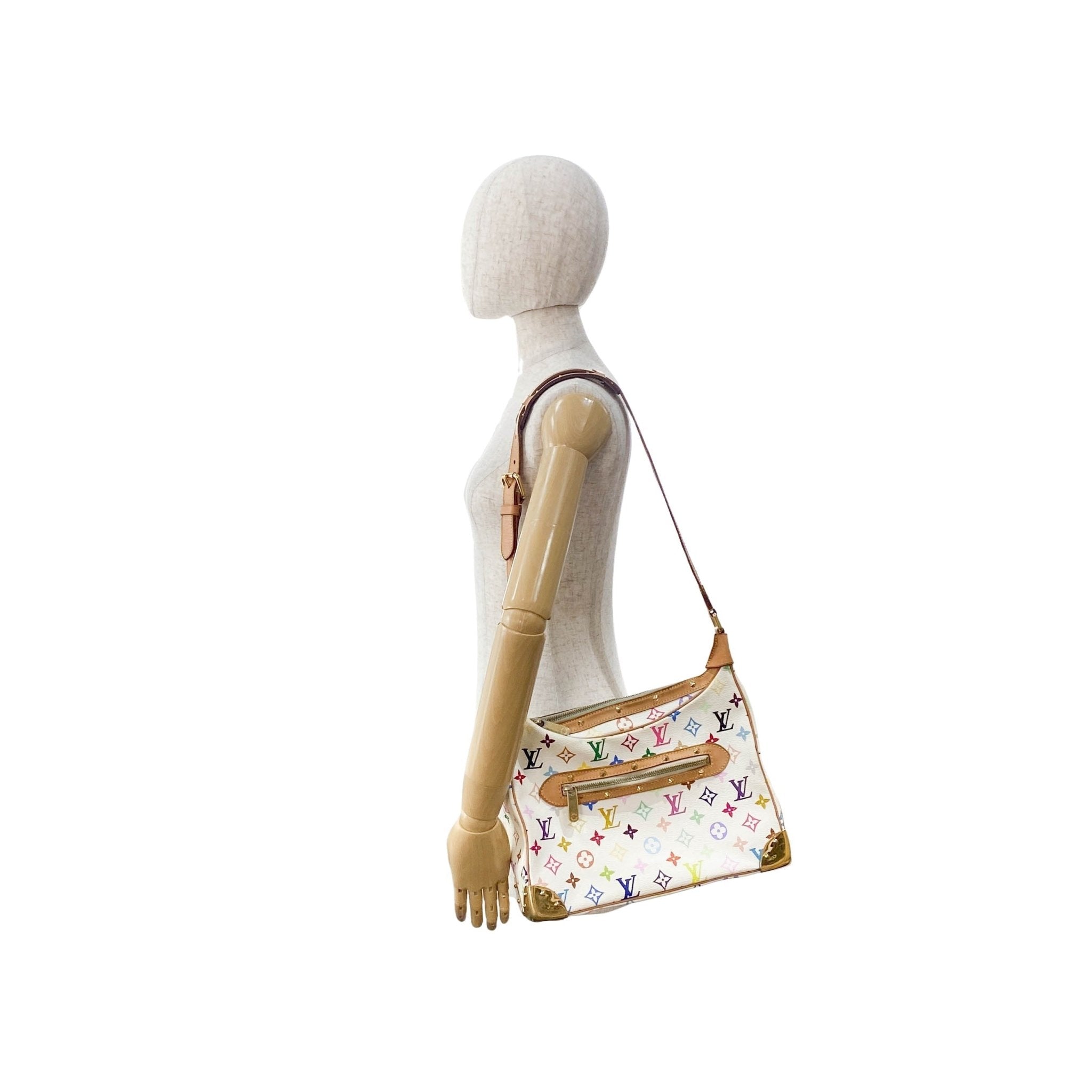 LOUIS VUITTON Boulogne Multicolour Monogram Shoulder Bag by Takashi Murakami, in , Sold by HIVE PRELOVED - Crossbody bags, ,