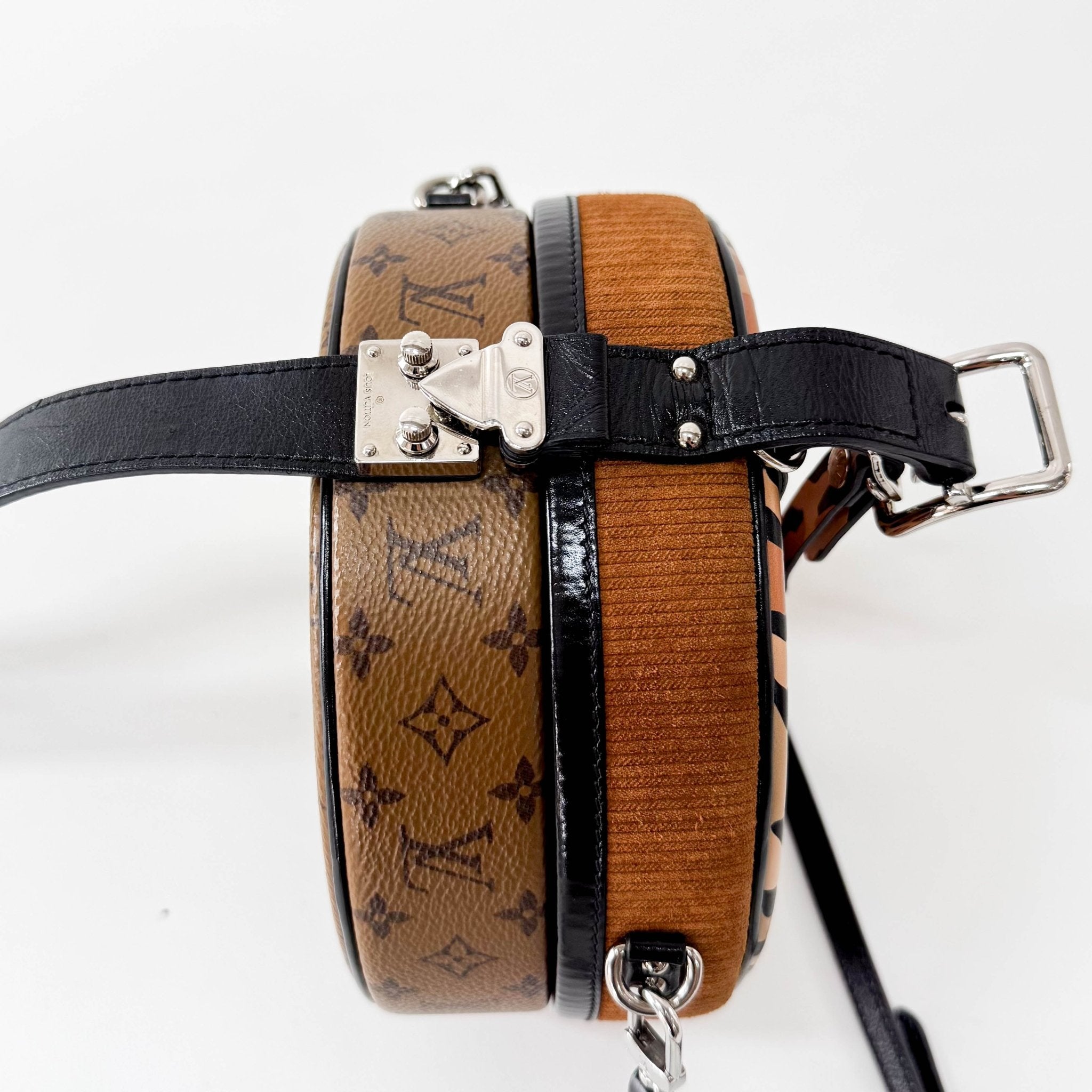 LOUIS VUITTON Brown Mini Monogram & Leopard Print LV Shoulder Bag, in , Sold by HIVE PRELOVED - Shoulder Bags, ,