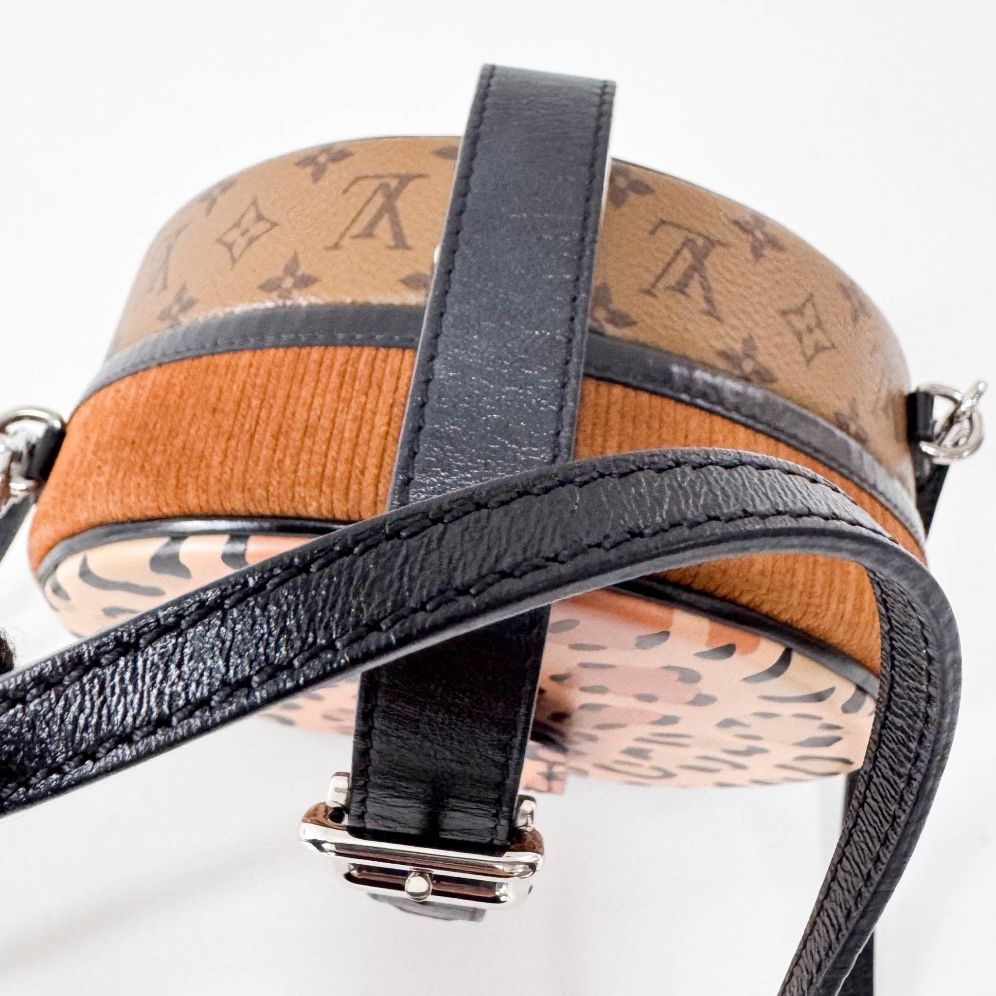 LOUIS VUITTON Brown Mini Monogram & Leopard Print LV Shoulder Bag, in , Sold by HIVE PRELOVED - Shoulder Bags, ,