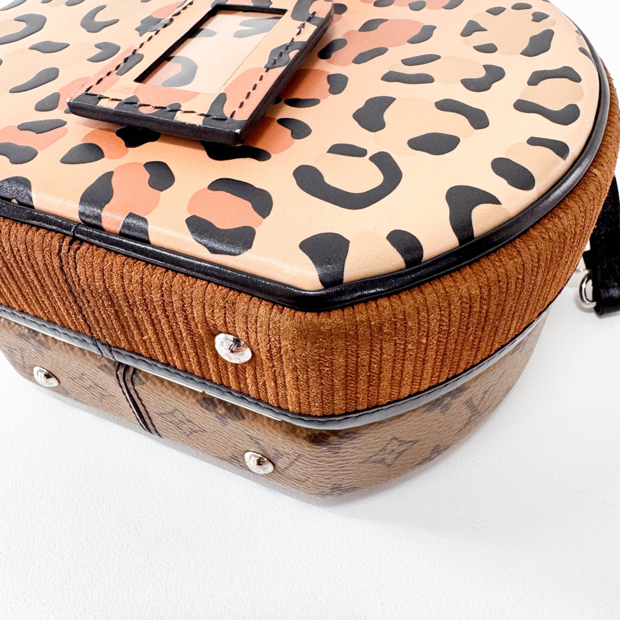 LOUIS VUITTON Brown Mini Monogram & Leopard Print LV Shoulder Bag, in , Sold by HIVE PRELOVED - Shoulder Bags, ,