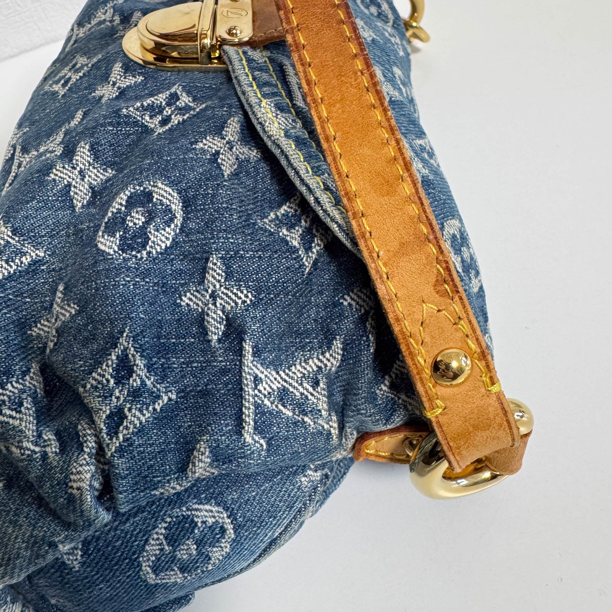 LOUIS VUITTON Denim Mini Pleaty Shoulder Bag, in , Sold by HIVE PRELOVED - Shoulder Bags, ,