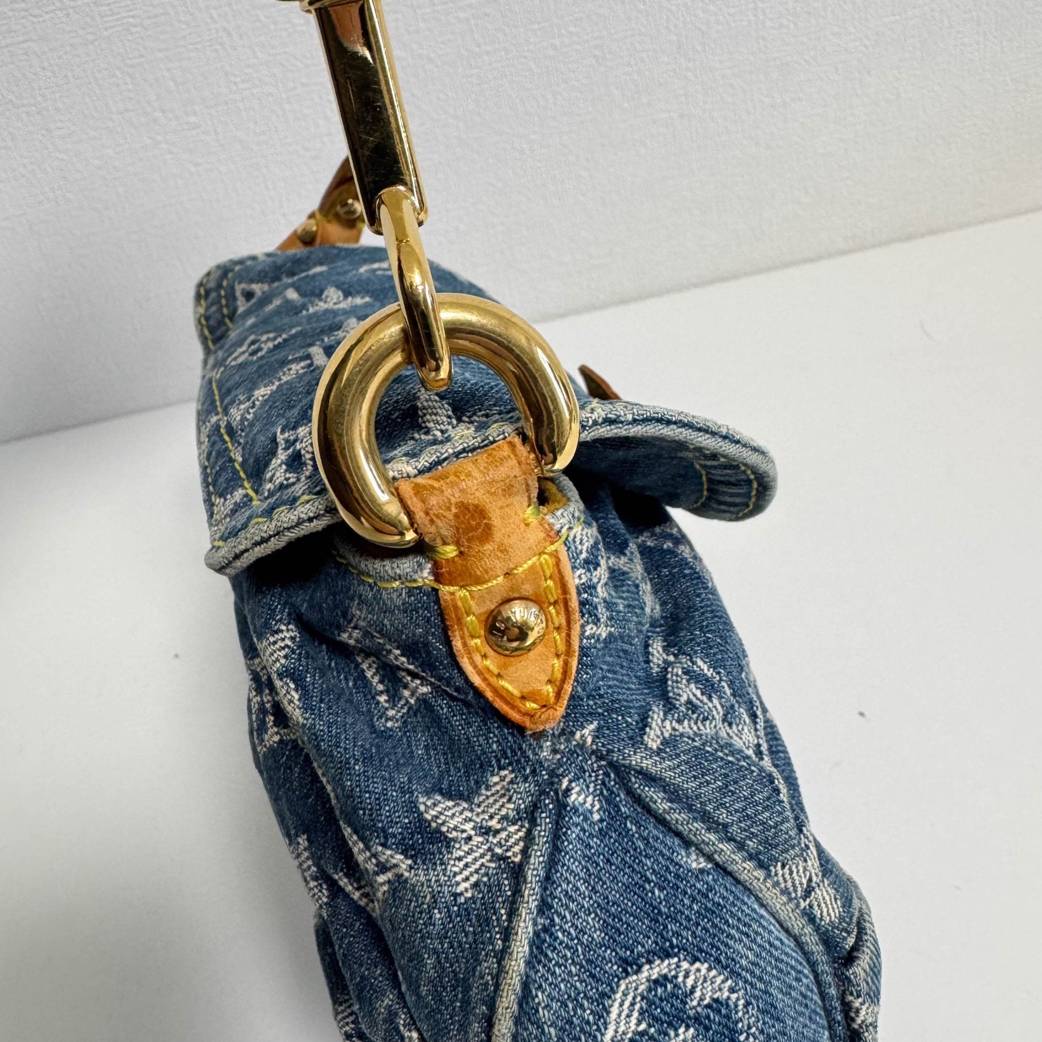 LOUIS VUITTON Denim Mini Pleaty Shoulder Bag, in , Sold by HIVE PRELOVED - Shoulder Bags, ,