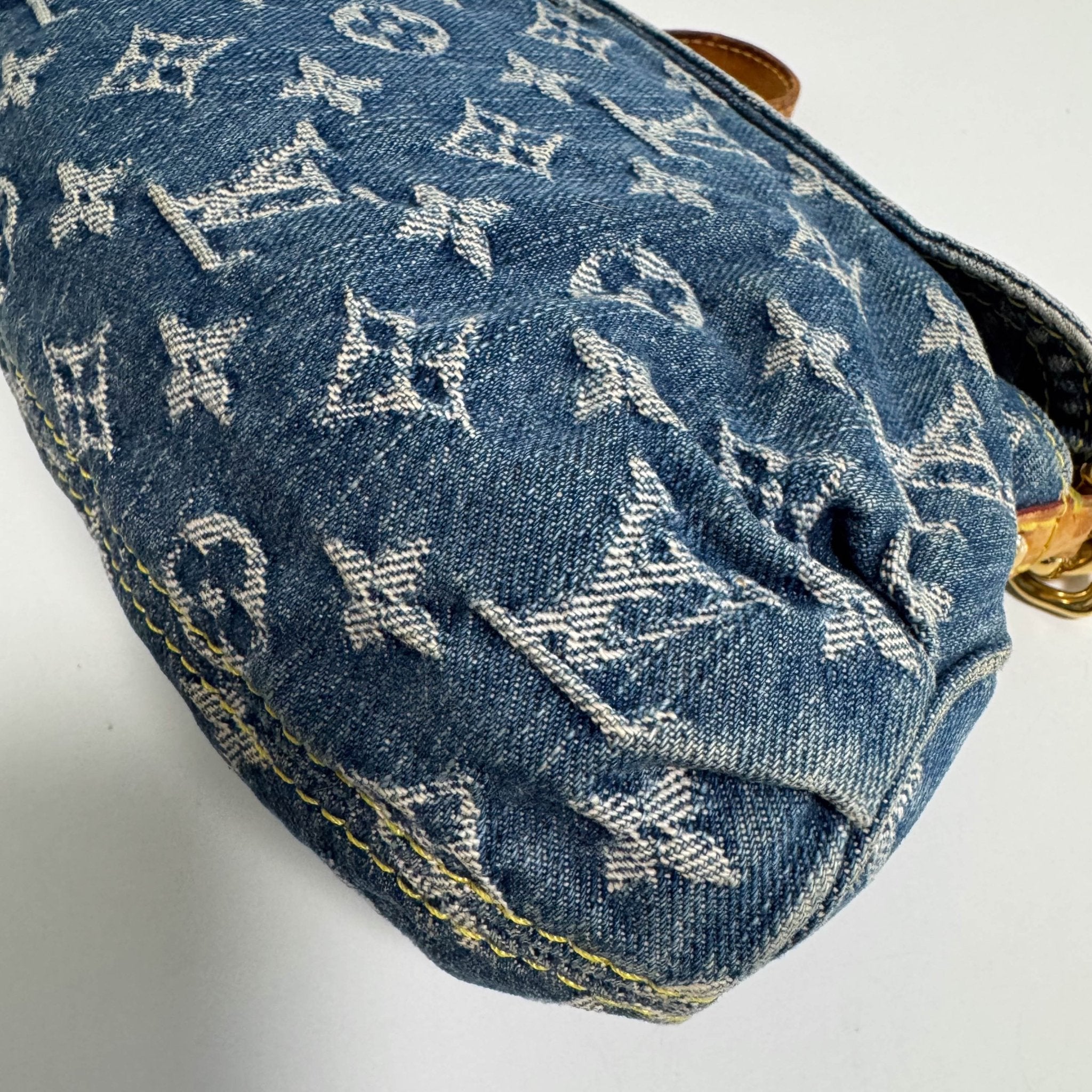 LOUIS VUITTON Denim Mini Pleaty Shoulder Bag, in , Sold by HIVE PRELOVED - Shoulder Bags, ,