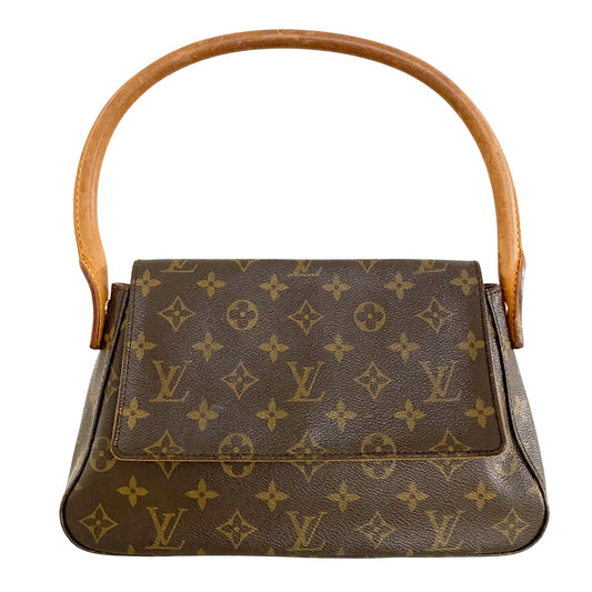 LOUIS VUITTON Looping PM, Leather (unspecified) in Brown, Sold by HIVE PRELOVED - Shoulder Bags, ,