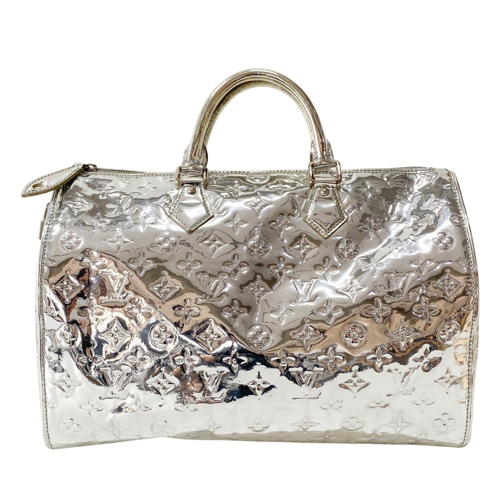 LOUIS VUITTON Louis Vuitton Silver Monogram Mirror Speedy, in , Sold by HIVE PRELOVED - Handle Bags, Shoulder Bags,