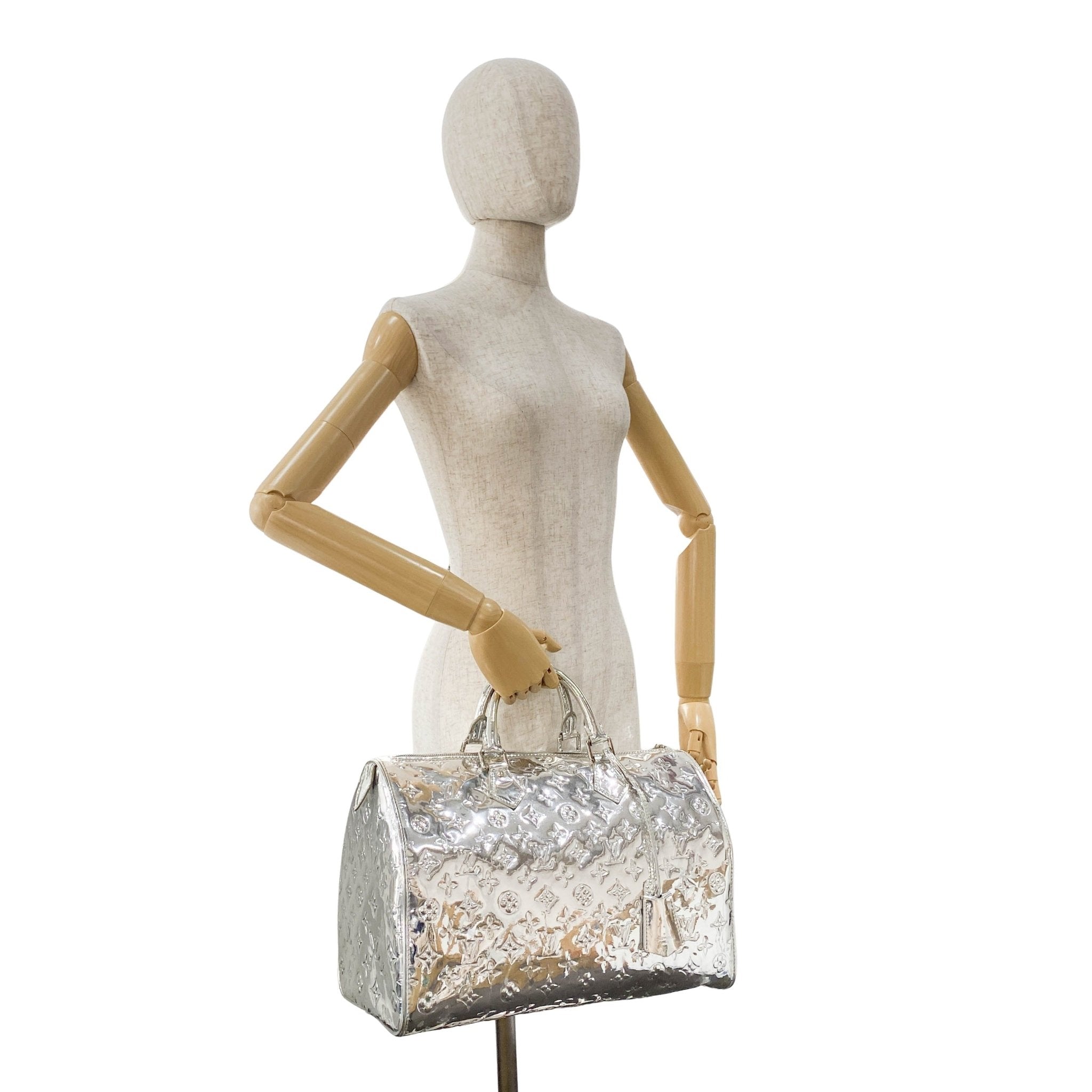 LOUIS VUITTON Louis Vuitton Silver Monogram Mirror Speedy, in , Sold by HIVE PRELOVED - Handle Bags, Shoulder Bags,