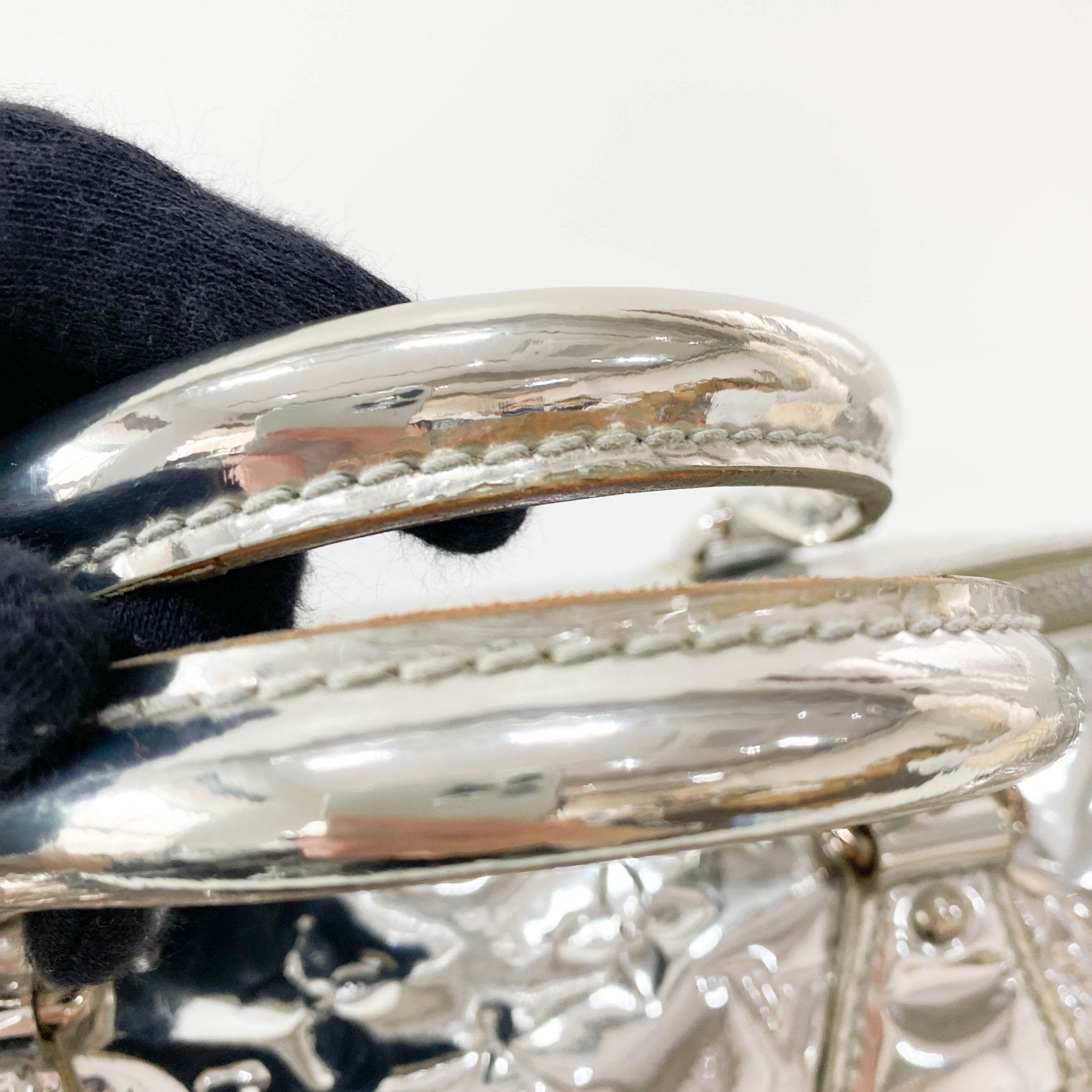 LOUIS VUITTON Louis Vuitton Silver Monogram Mirror Speedy, in , Sold by HIVE PRELOVED - Handle Bags, Shoulder Bags,