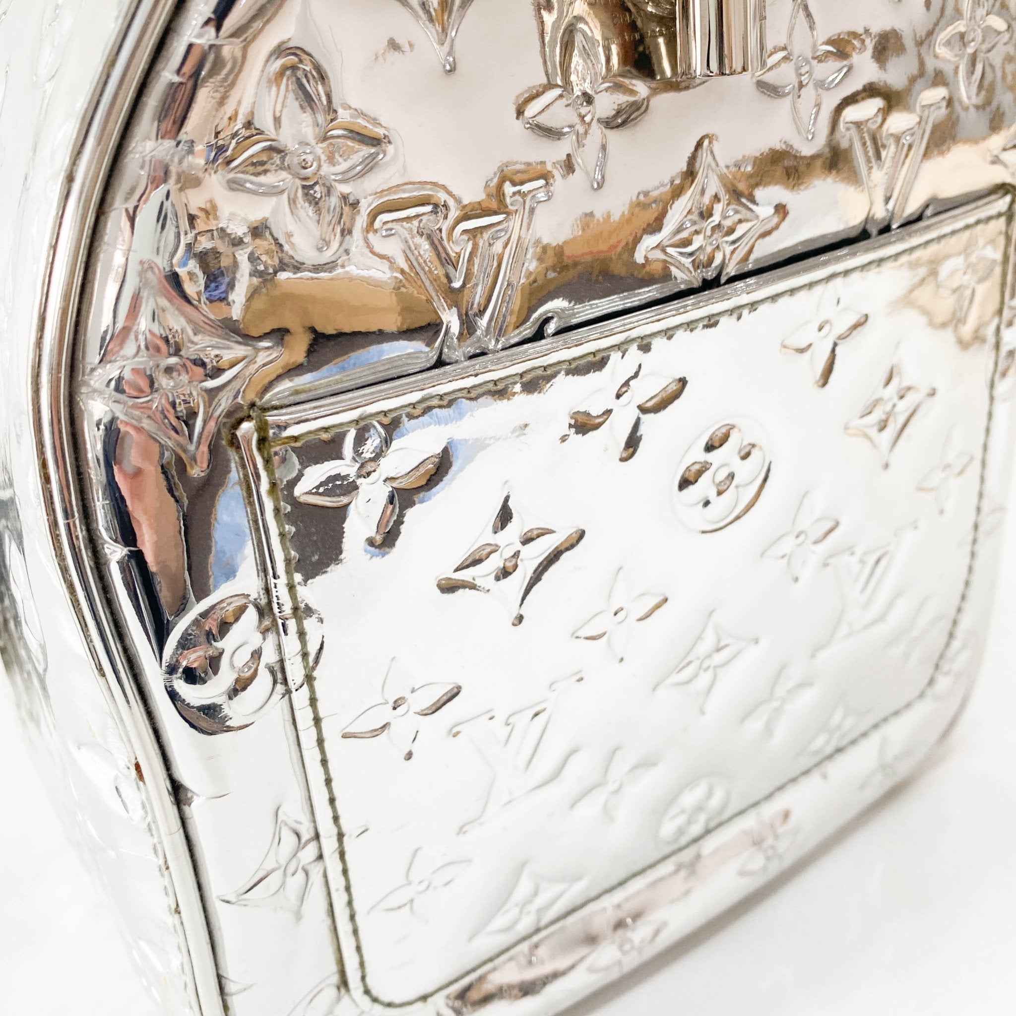 LOUIS VUITTON Louis Vuitton Silver Monogram Mirror Speedy, in , Sold by HIVE PRELOVED - Handle Bags, Shoulder Bags,