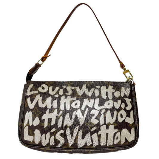 Louis Vuitton x Stephen Sprouse 2001 Monogram Graffiti Pochette Accessoire, in , Sold by HIVE PRELOVED - Mini Shoulder bag