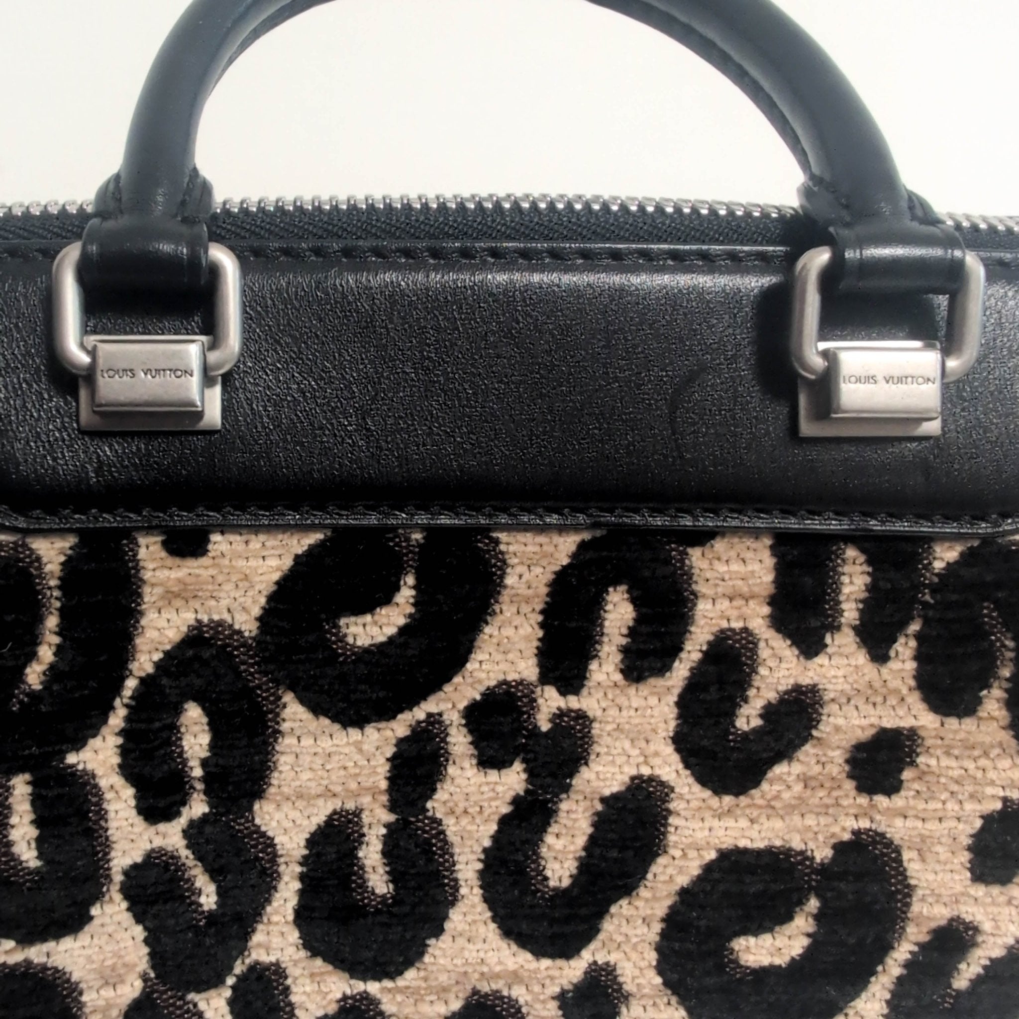 LOUIS VUITTON Louis Vuitton x Stephen Sprouse 2012 Jacquard Leopard Baby Handbag, in , Sold by HIVE PRELOVED - Handle Bags, ,