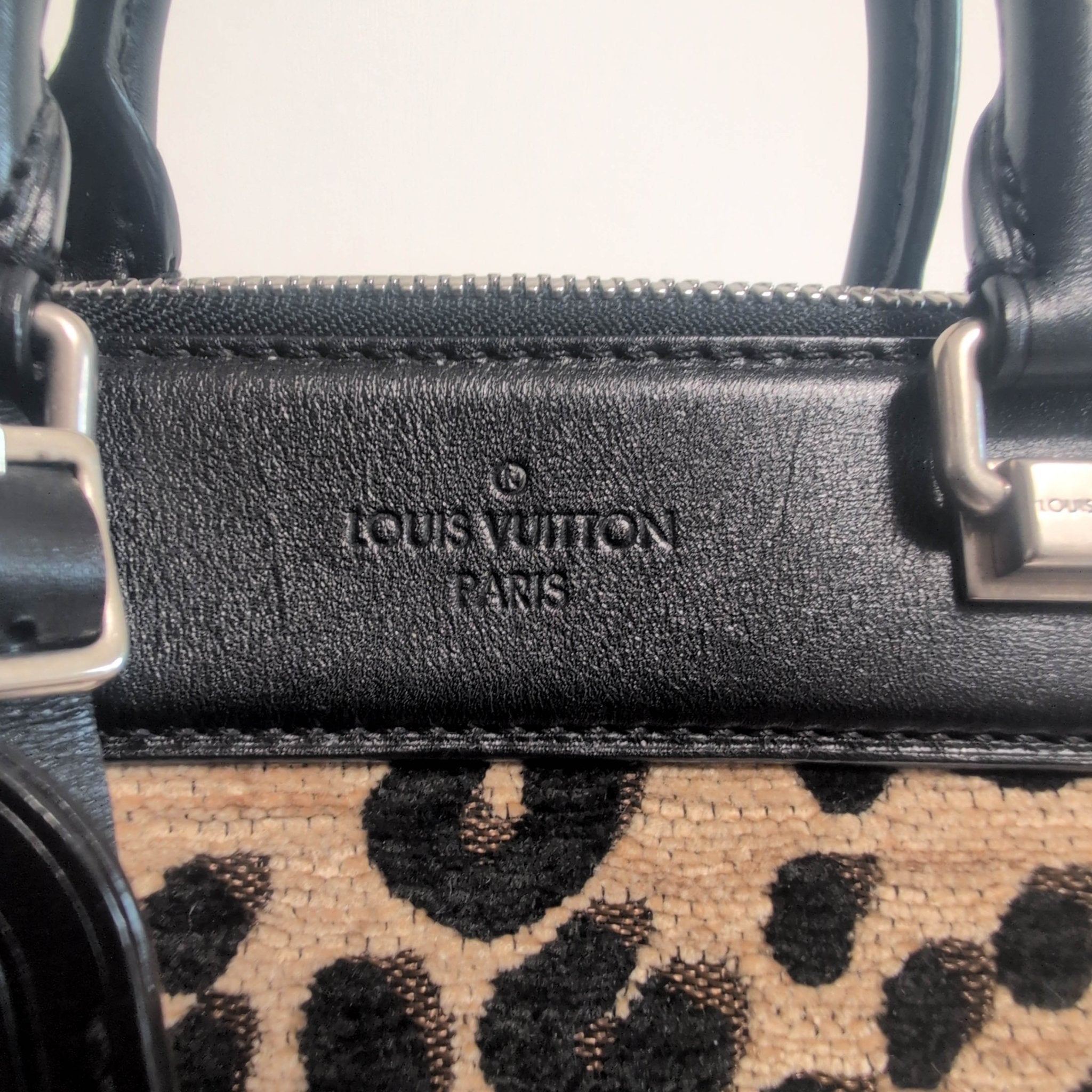 LOUIS VUITTON Louis Vuitton x Stephen Sprouse 2012 Jacquard Leopard Baby Handbag, in , Sold by HIVE PRELOVED - Handle Bags, ,