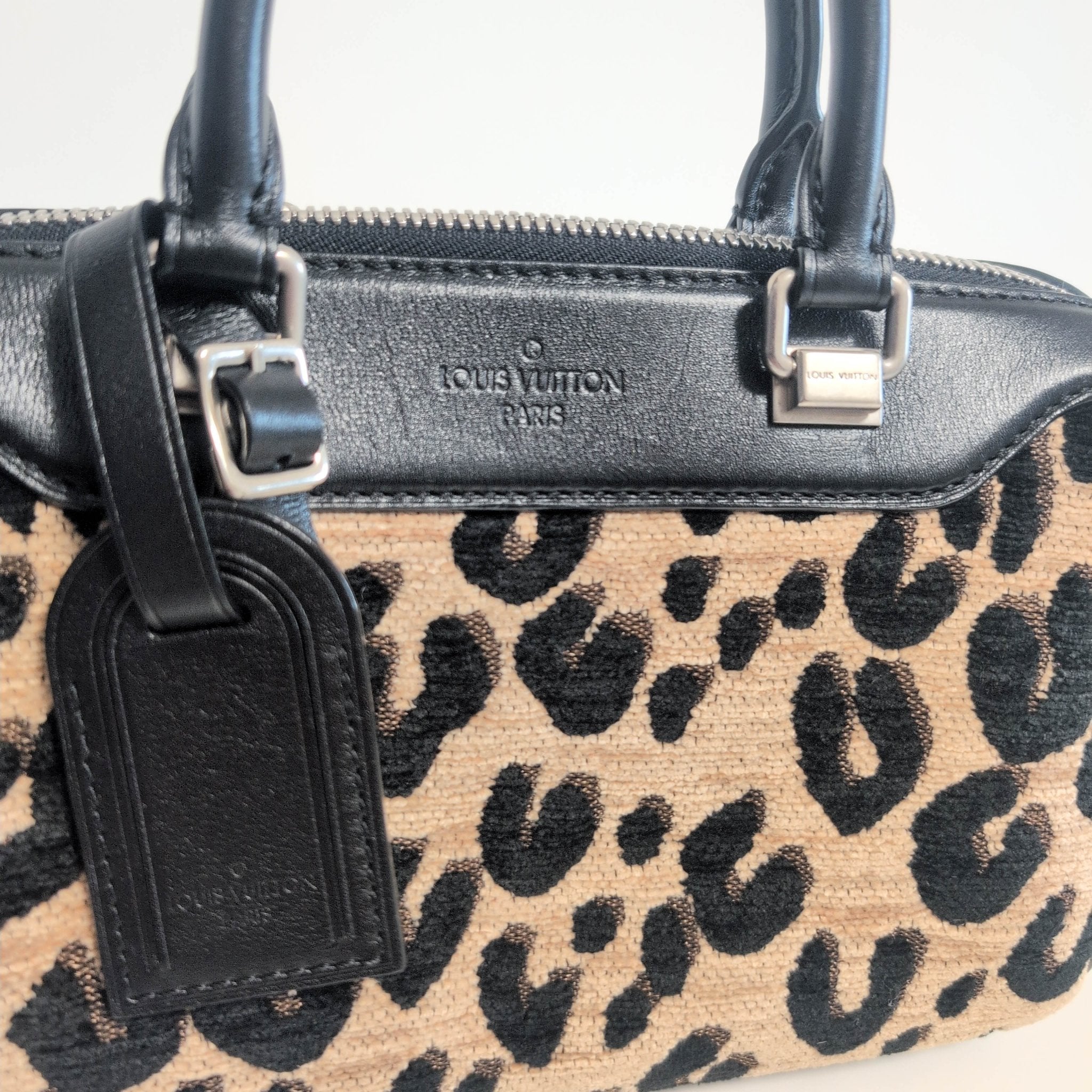 LOUIS VUITTON Louis Vuitton x Stephen Sprouse 2012 Jacquard Leopard Baby Handbag, in , Sold by HIVE PRELOVED - Handle Bags, ,
