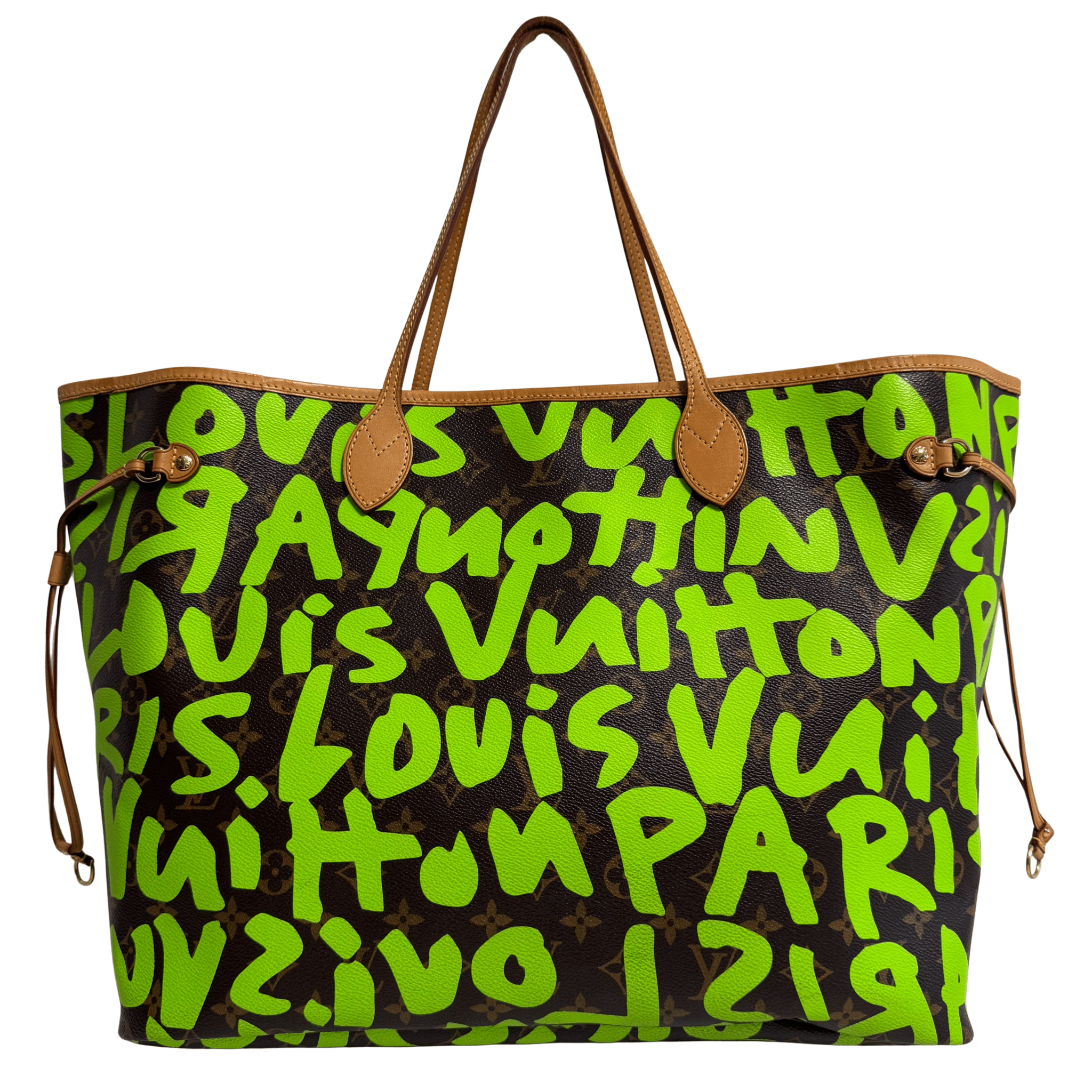 LOUIS VUITTON Louis Vuitton x Stephen Sprouse Monogram Graffiti Neverfull GM Green, in , Sold by HIVE PRELOVED - Totes, ,
