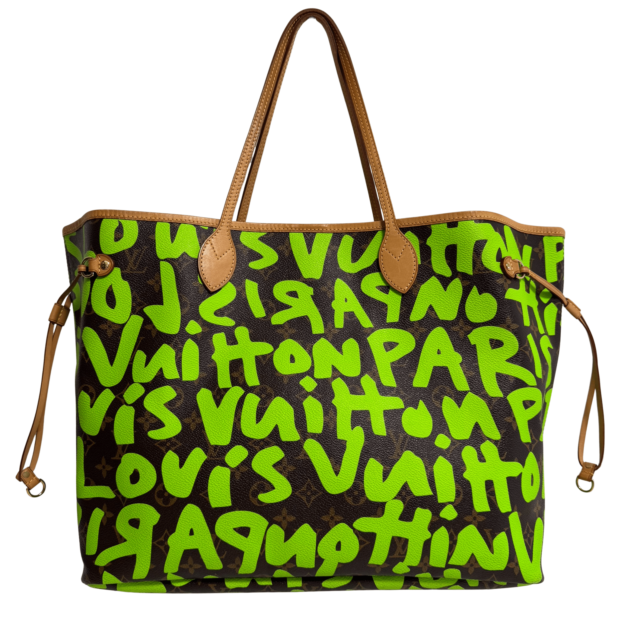 LOUIS VUITTON Louis Vuitton x Stephen Sprouse Monogram Graffiti Neverfull GM Green, in , Sold by HIVE PRELOVED - Totes, ,