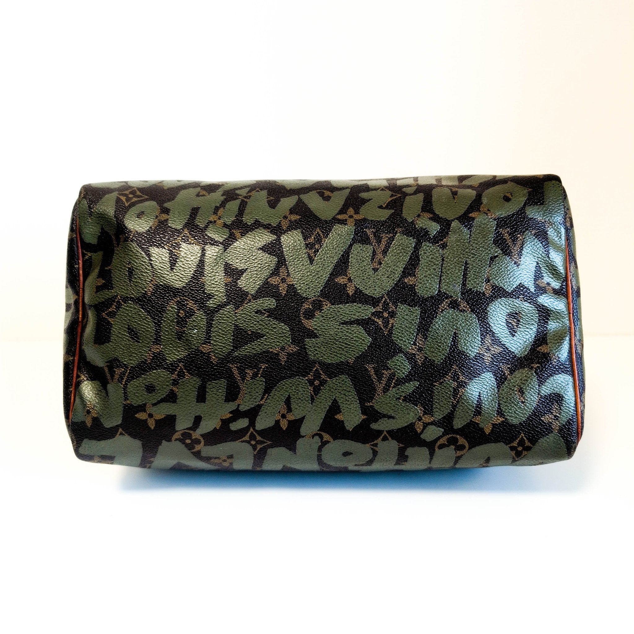LOUIS VUITTON Louis Vuitton x Stephen Sprouse Monogram Graffiti Speedy 30 Khaki, in , Sold by HIVE PRELOVED - Handle Bags, ,