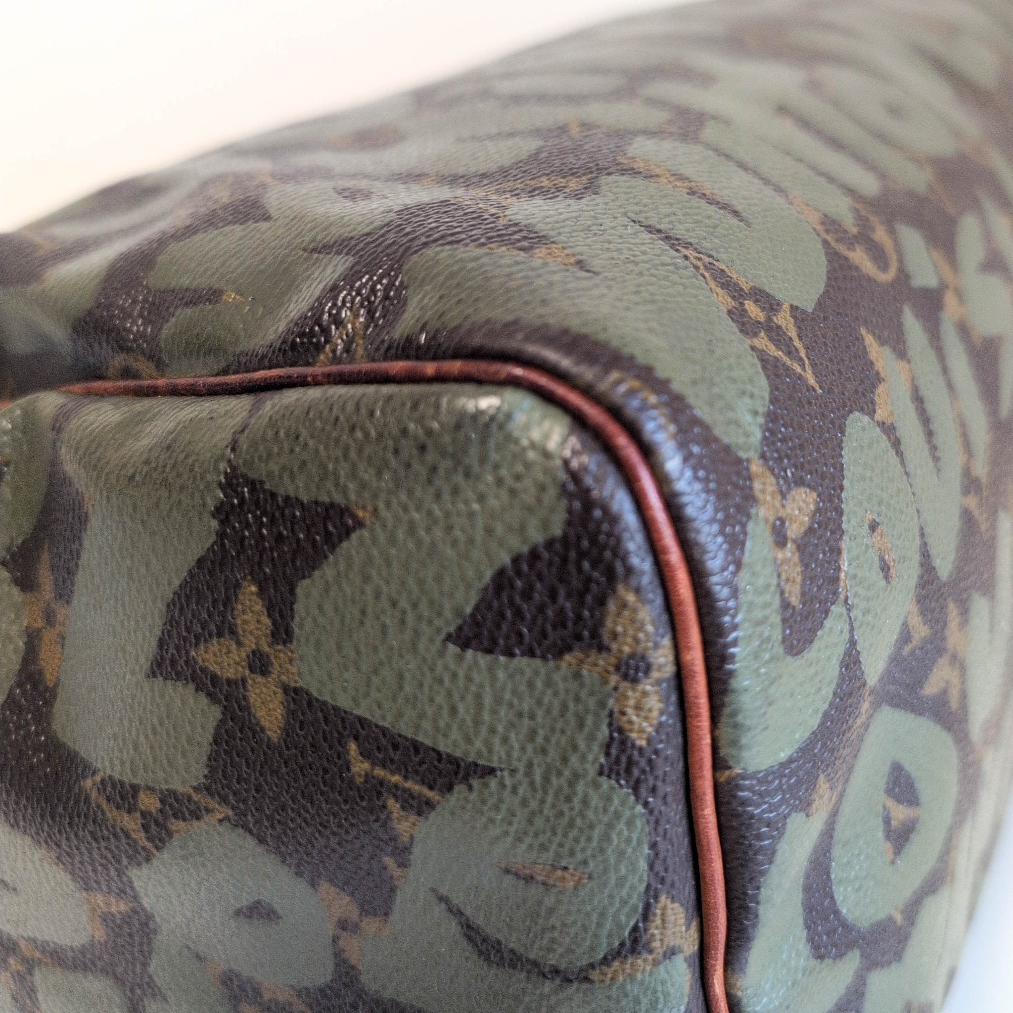 LOUIS VUITTON Louis Vuitton x Stephen Sprouse Monogram Graffiti Speedy 30 Khaki, in , Sold by HIVE PRELOVED - Handle Bags, ,