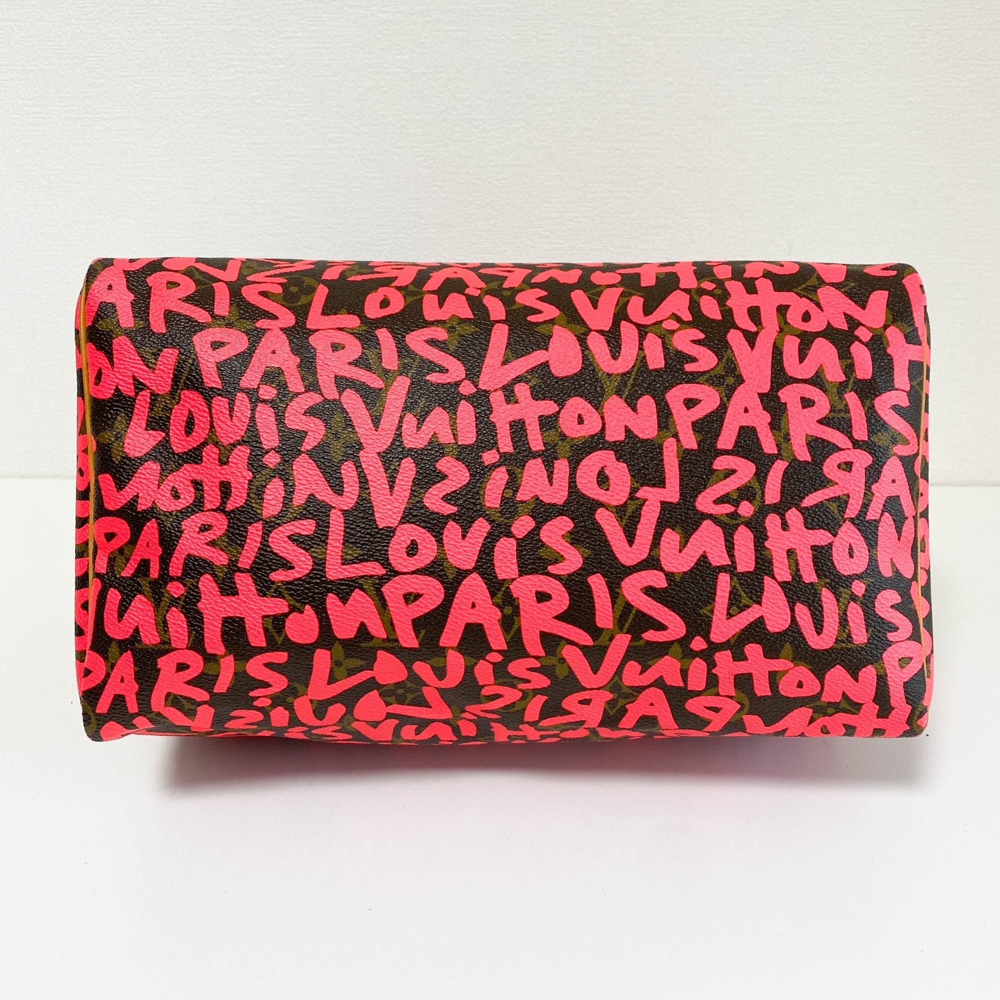 LOUIS VUITTON Louis Vuitton x Stephen Sprouse Monogram Graffiti Speedy 30 Red, in , Sold by HIVE PRELOVED - Handle Bags, ,