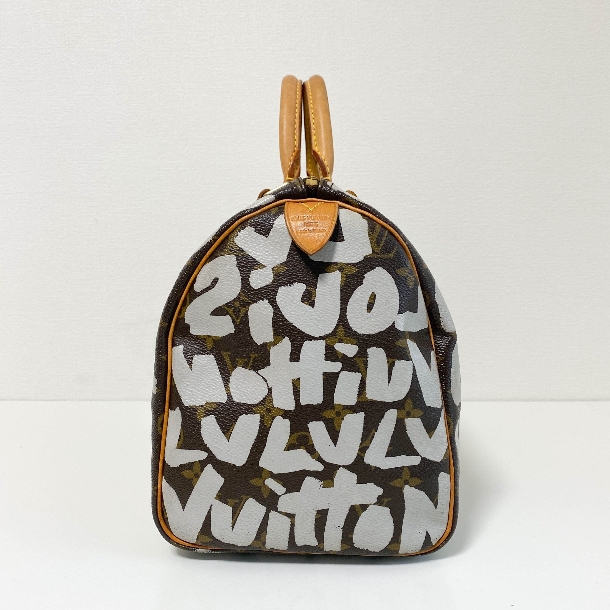 LOUIS VUITTON Louis Vuitton x Stephen Sprouse Monogram Graffiti Speedy 30 White, in , Sold by HIVE PRELOVED - Handle Bags, ,