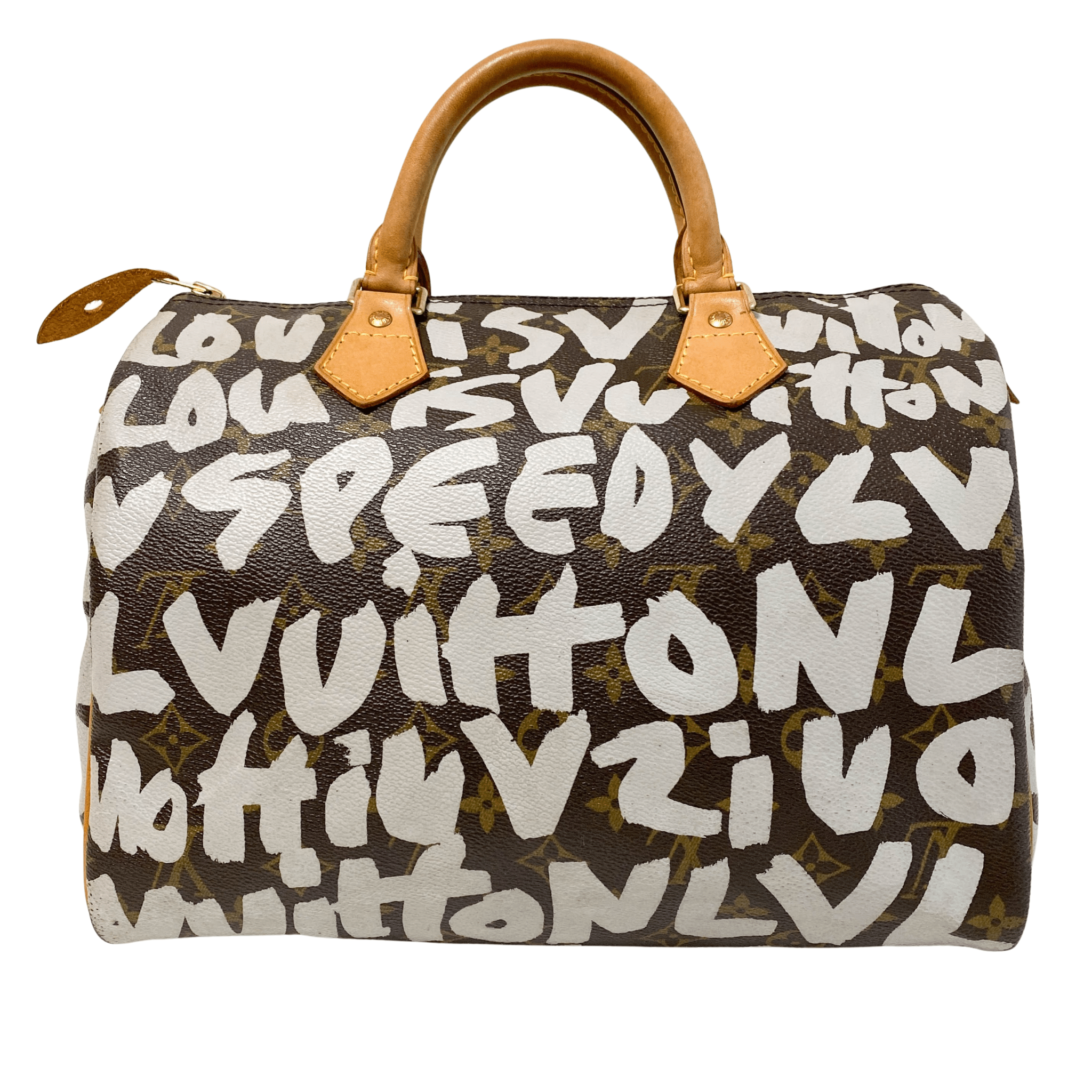 LOUIS VUITTON Louis Vuitton x Stephen Sprouse Monogram Graffiti Speedy 30 White, in , Sold by HIVE PRELOVED - Handle Bags, ,