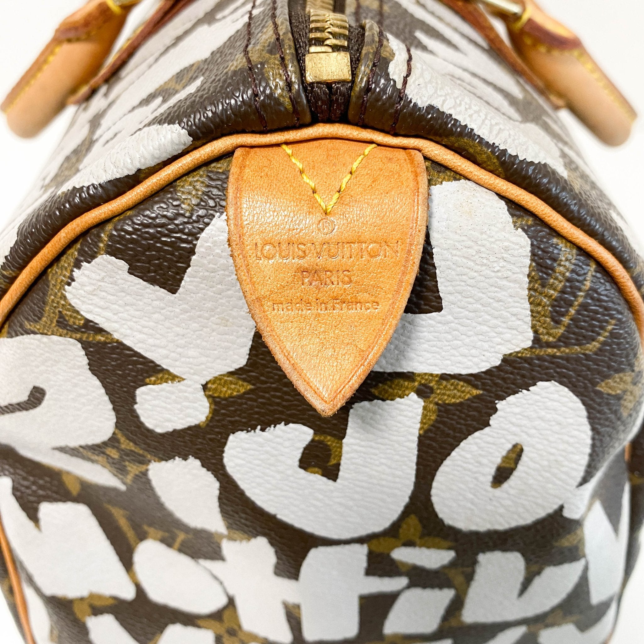 LOUIS VUITTON Louis Vuitton x Stephen Sprouse Monogram Graffiti Speedy 30 White, in , Sold by HIVE PRELOVED - Handle Bags, ,