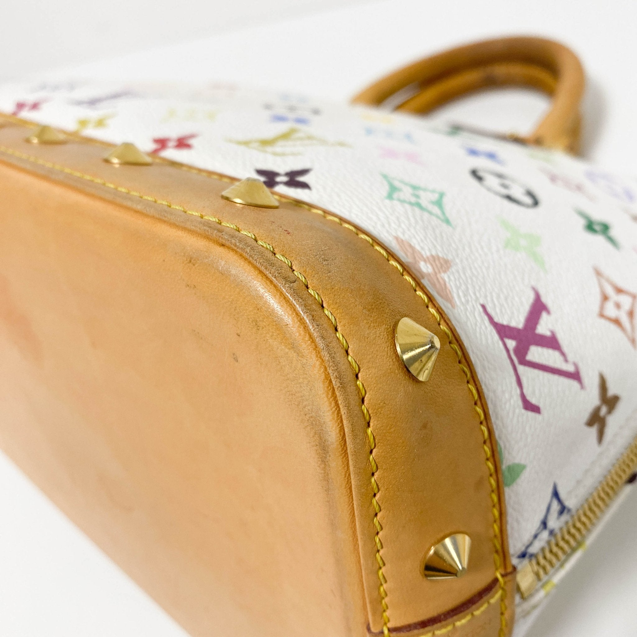 LOUIS VUITTON Louis Vuitton x Takashi Murakami Alma Multicolor Monogram, in , Sold by HIVE PRELOVED - Handle Bags, ,