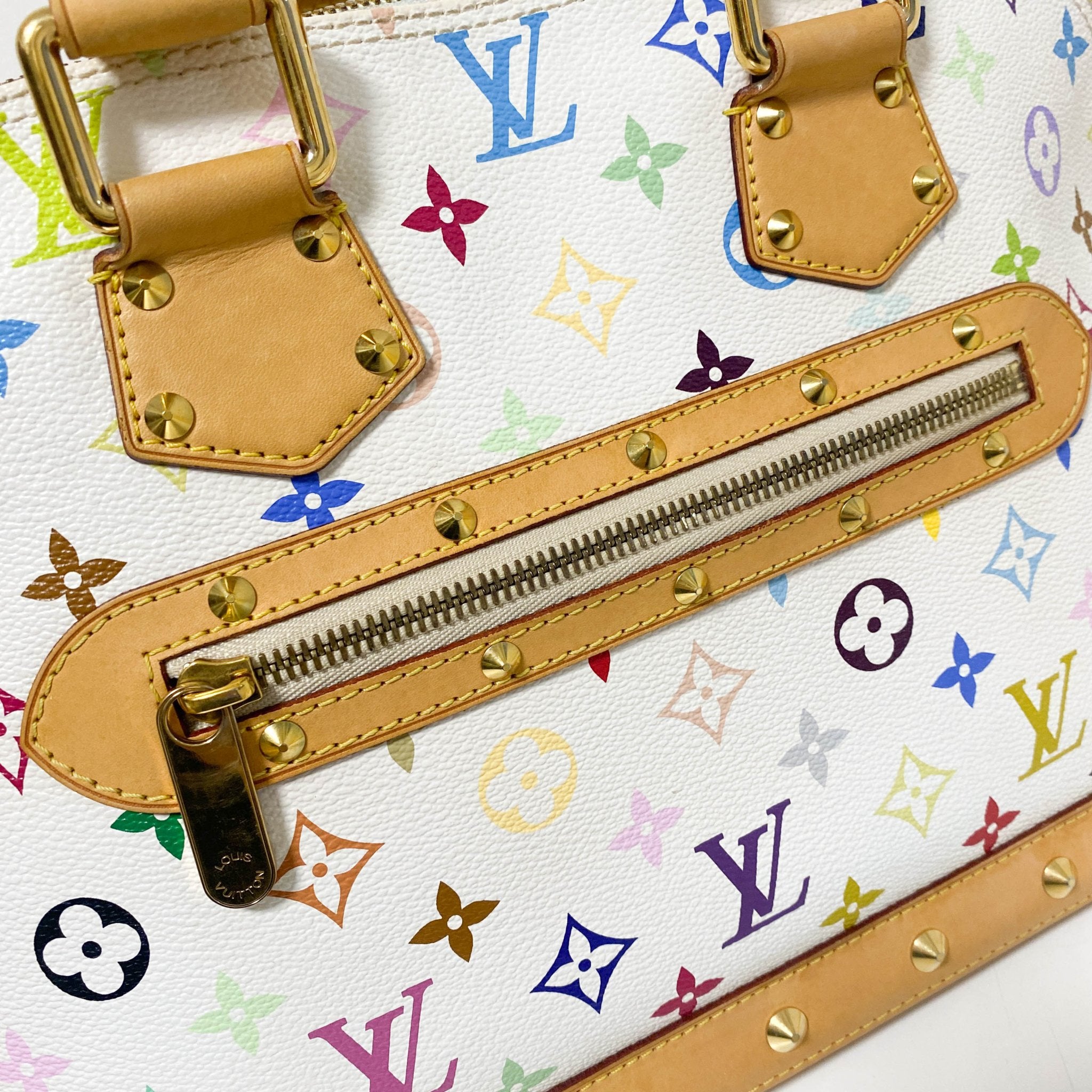 LOUIS VUITTON Louis Vuitton x Takashi Murakami Alma Multicolor Monogram, in , Sold by HIVE PRELOVED - Handle Bags, ,