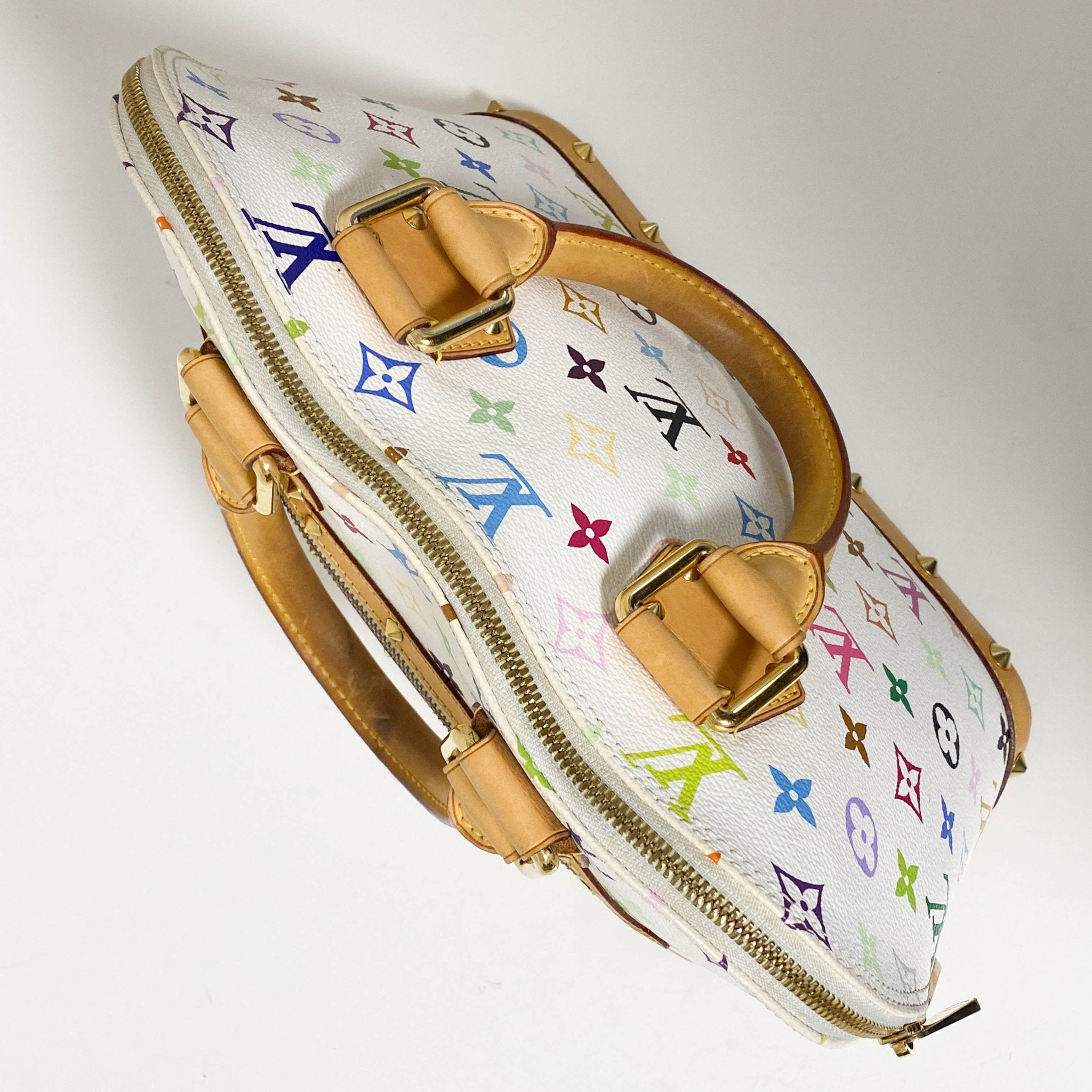 LOUIS VUITTON Louis Vuitton x Takashi Murakami Alma Multicolor Monogram, in , Sold by HIVE PRELOVED - Handle Bags, ,