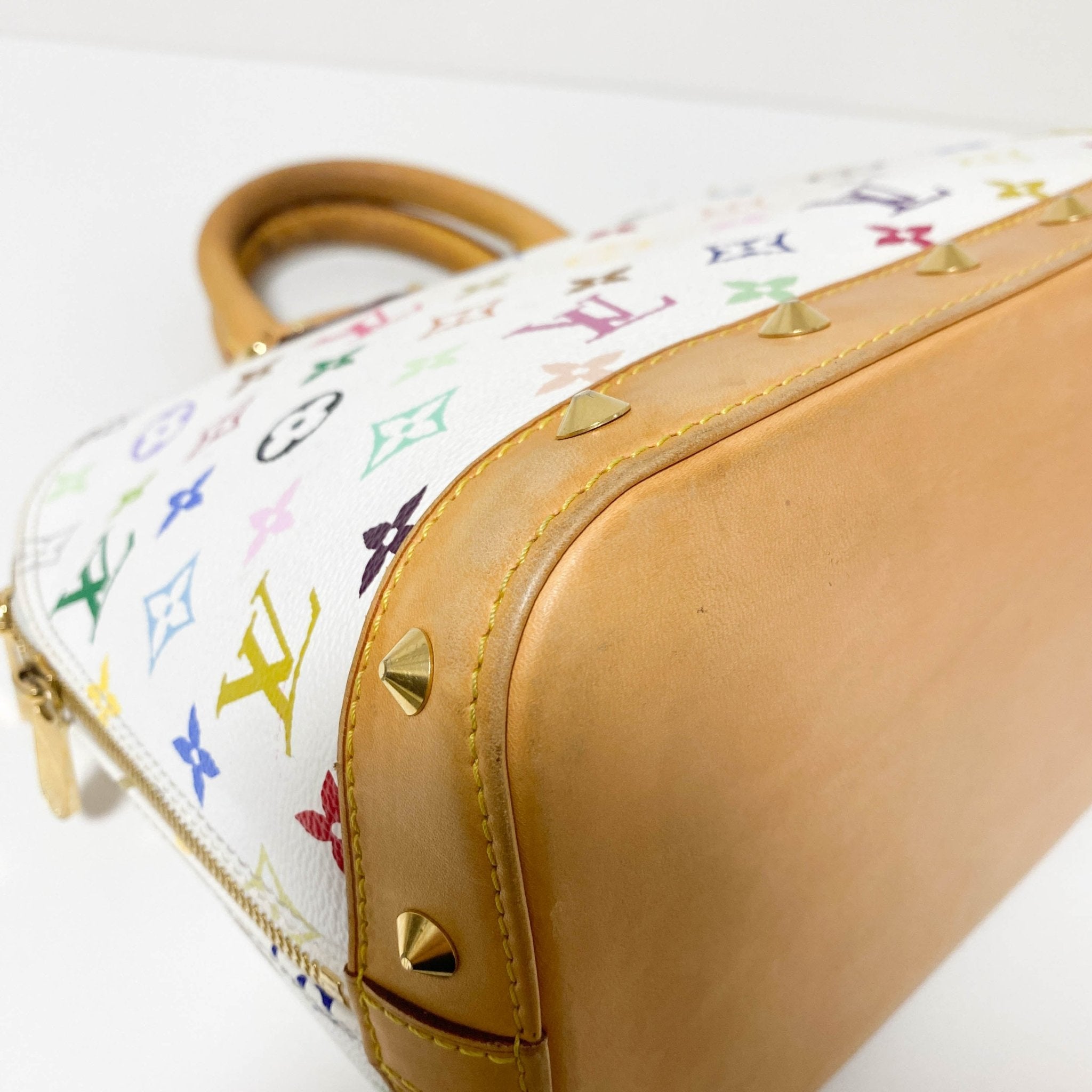 LOUIS VUITTON Louis Vuitton x Takashi Murakami Alma Multicolor Monogram, in , Sold by HIVE PRELOVED - Handle Bags, ,
