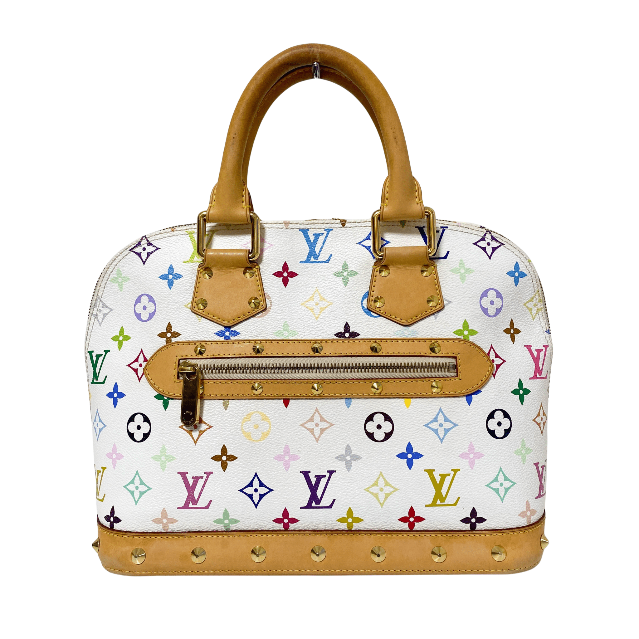 LOUIS VUITTON Louis Vuitton x Takashi Murakami Alma Multicolor Monogram, in , Sold by HIVE PRELOVED - Handle Bags, ,
