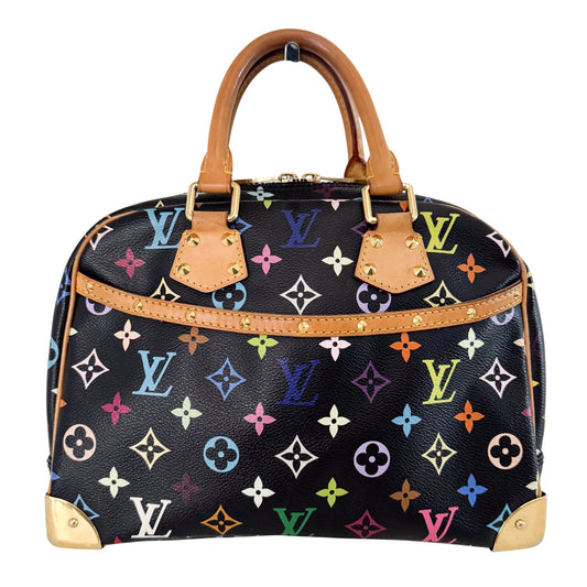 LOUIS VUITTON Louis Vuitton x Takashi Murakami Black Monogram Multicolour Trouville, in Sold by HIVE PRELOVED - Shoulder Bag